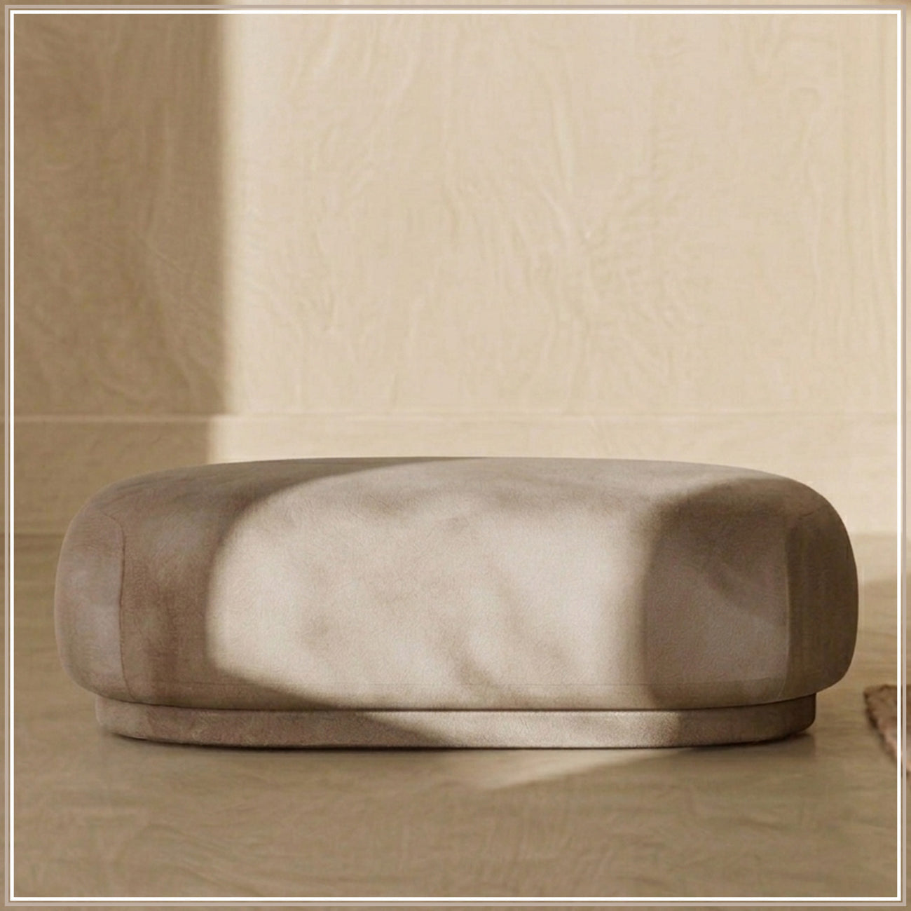 EliteElegance Velvet Ottoman Bench Dark Grey