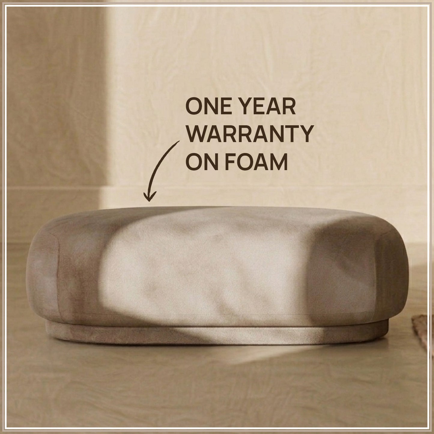 EliteElegance Velvet Ottoman Bench Dark Grey