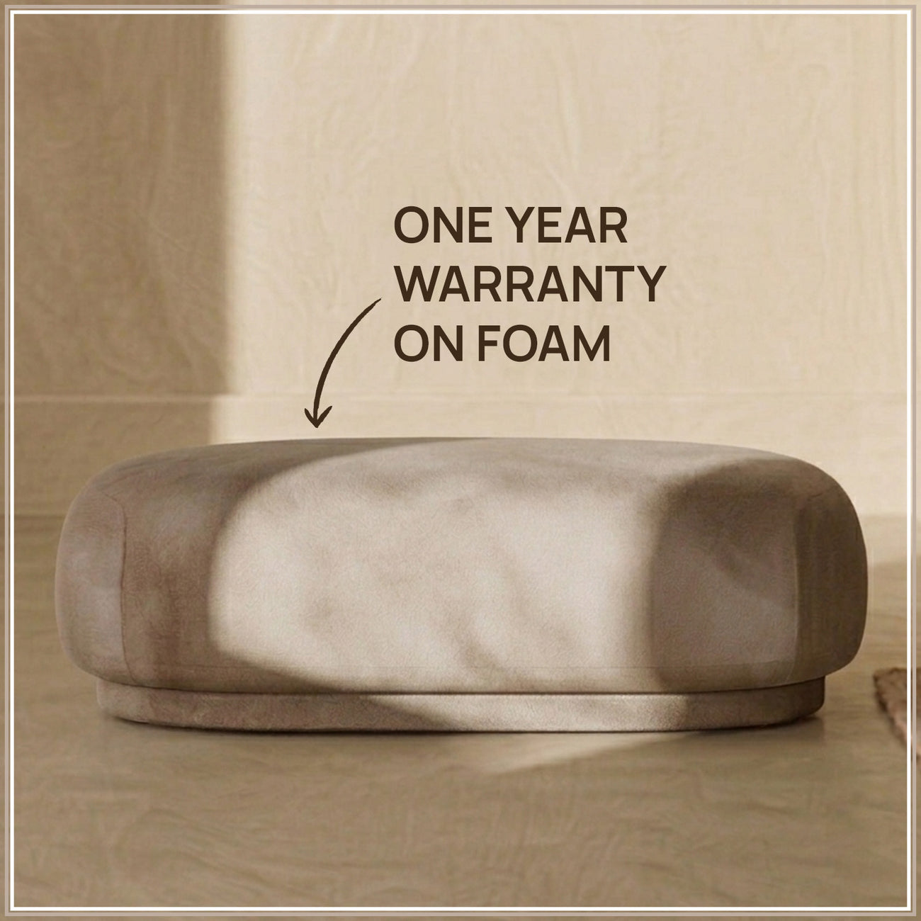 EliteElegance Velvet Ottoman Bench Dark Grey
