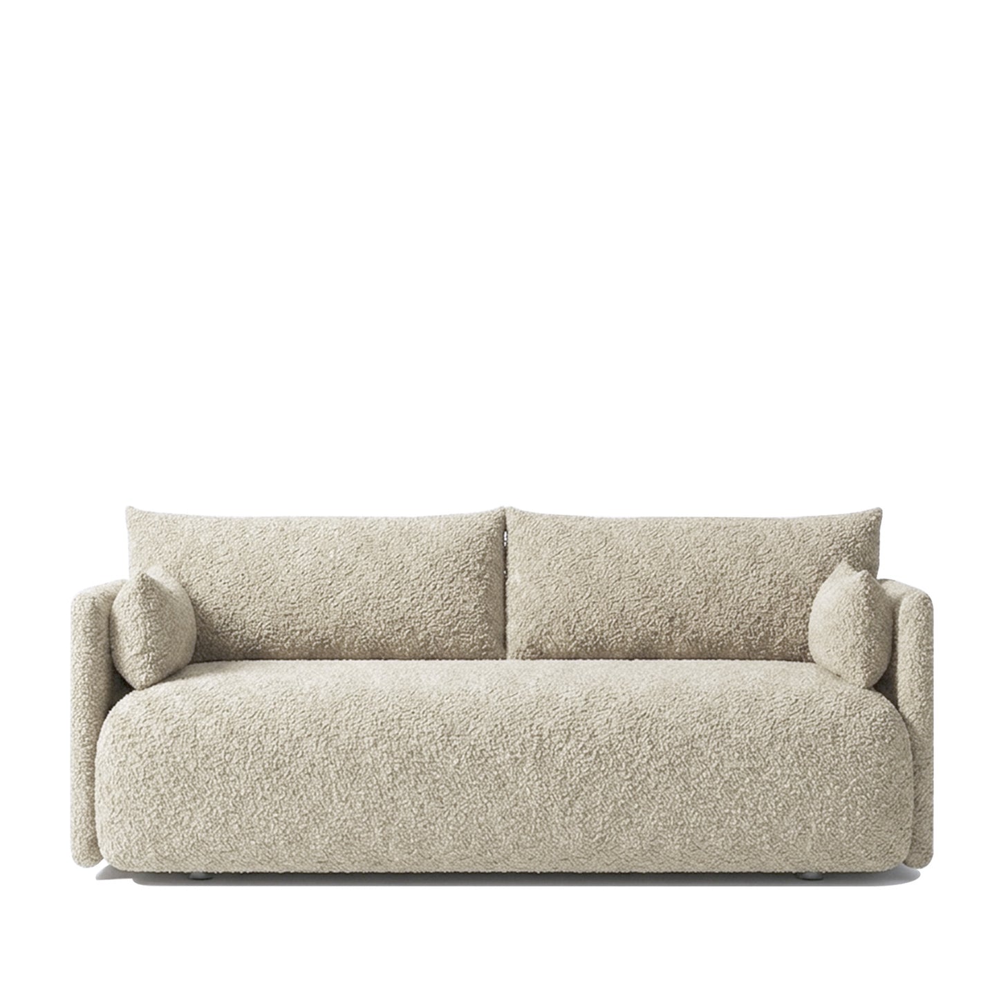 CozyChic Sand Boucle Twin Sofa