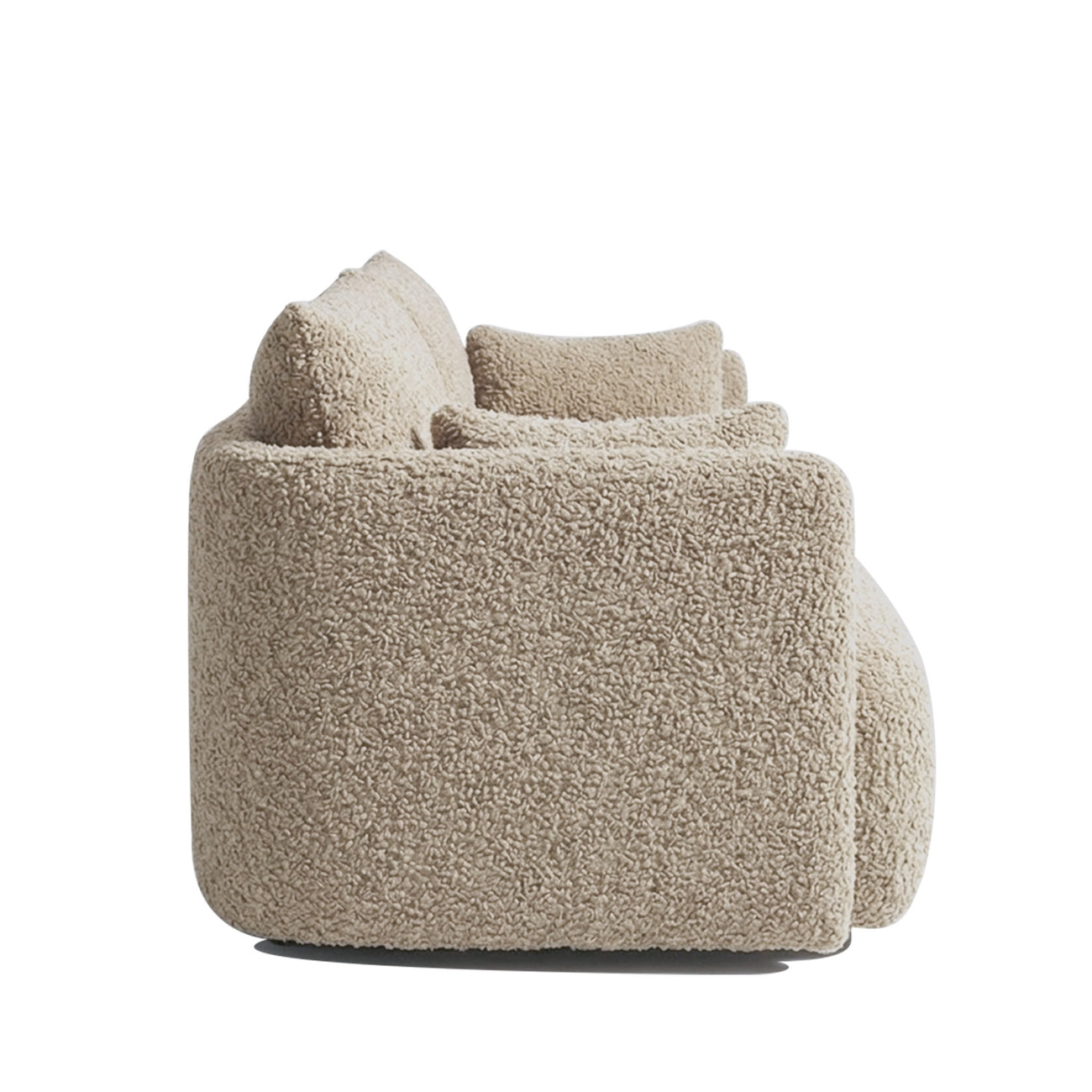 CozyChic Sand Boucle 3 Seater Sofa