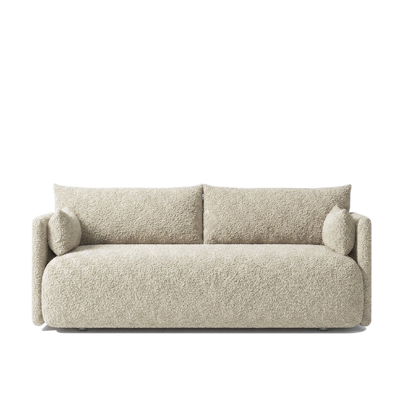 CozyChic Creme Boucle 3 Seater Sofa