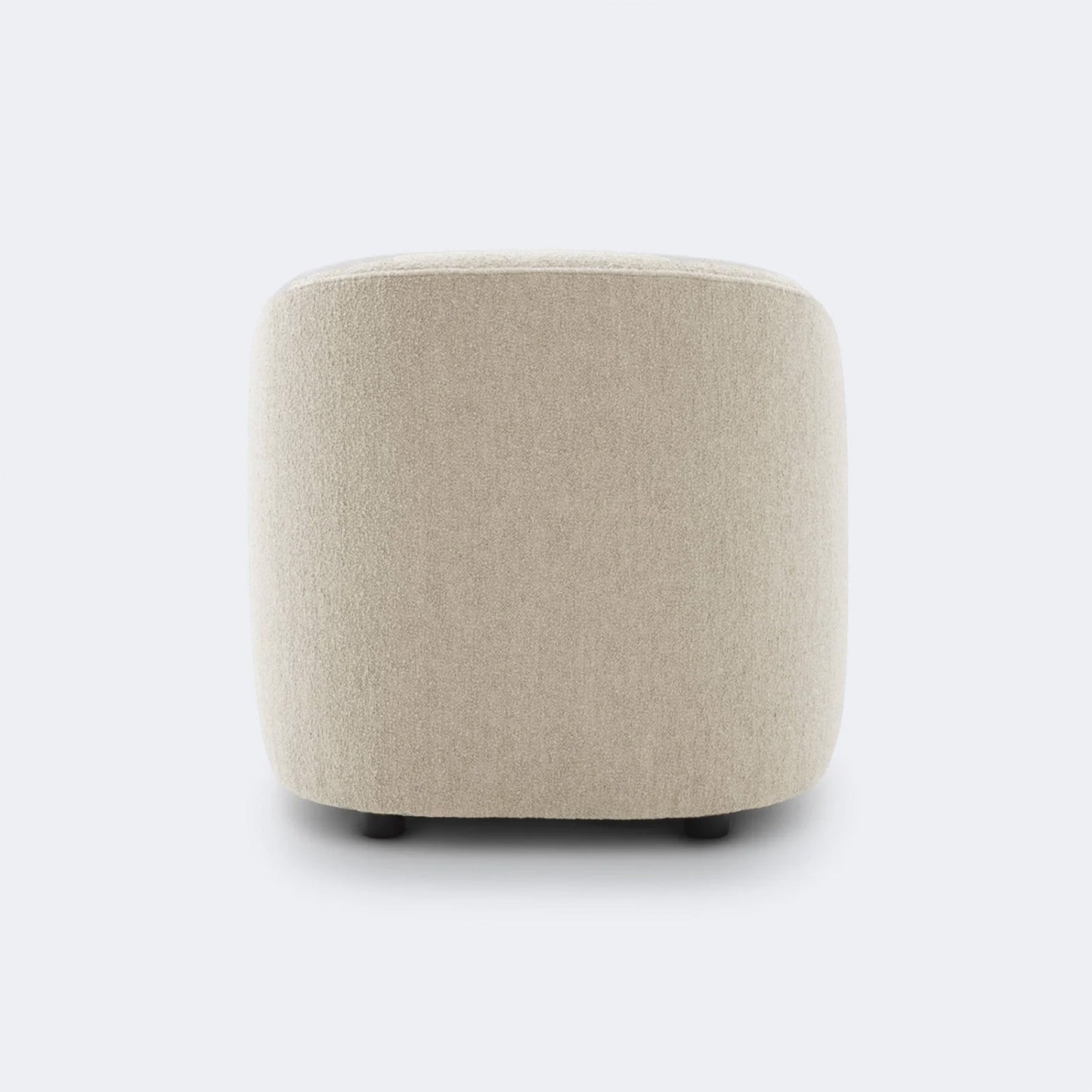 ElegantEnsemble Creme Boucle Sofa