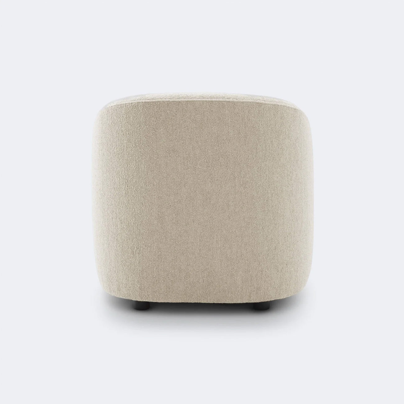 ElegantEnsemble Creme Boucle Sofa