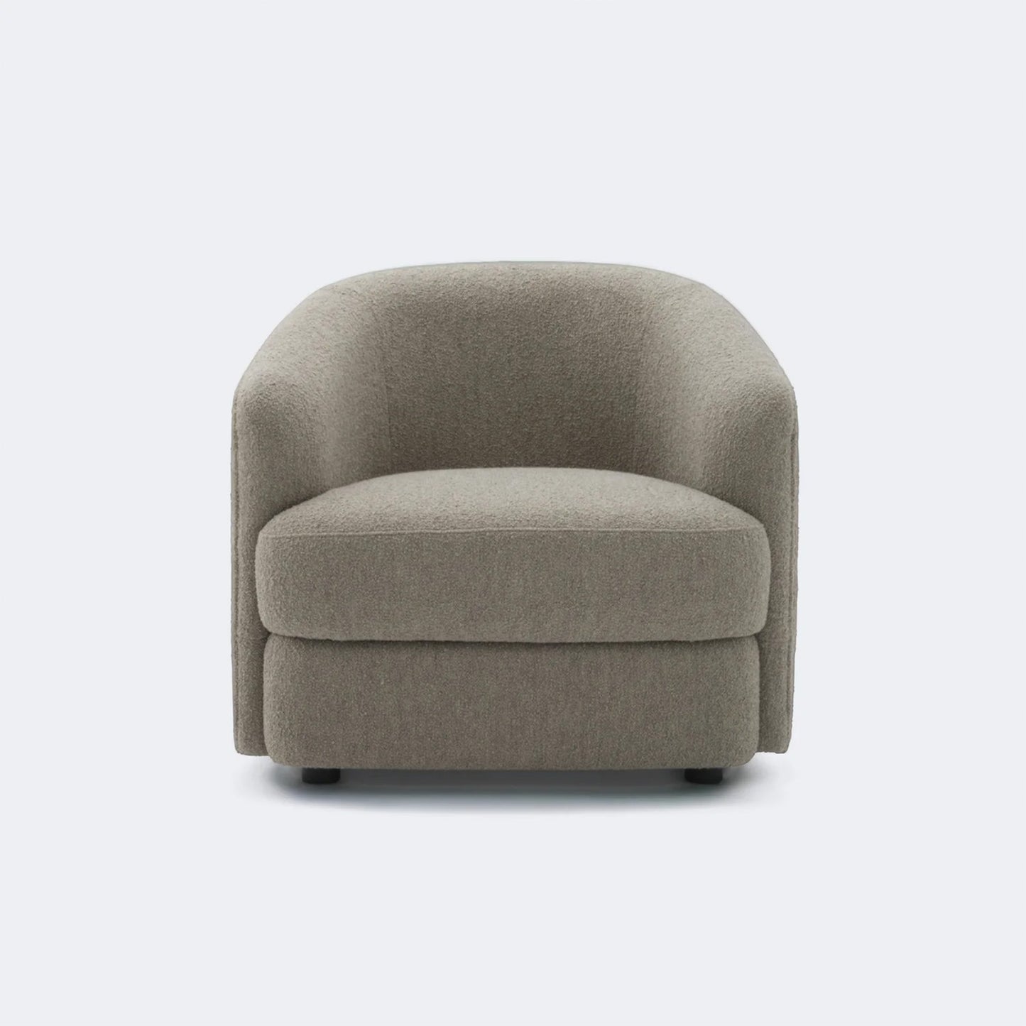 ElegantEnsemble Mouse Grey Boucle Sofa
