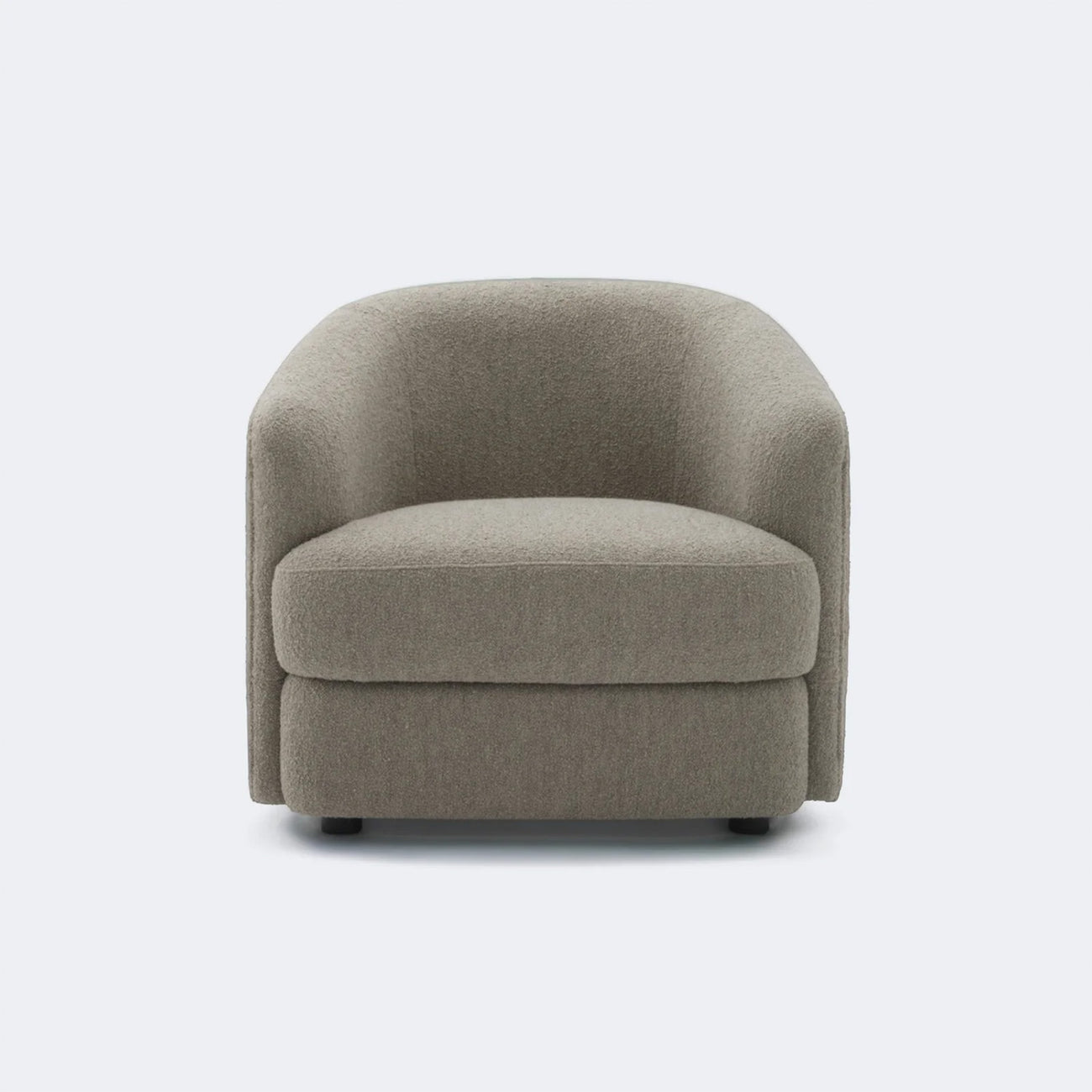 ElegantEnsemble Mouse Grey Boucle Sofa