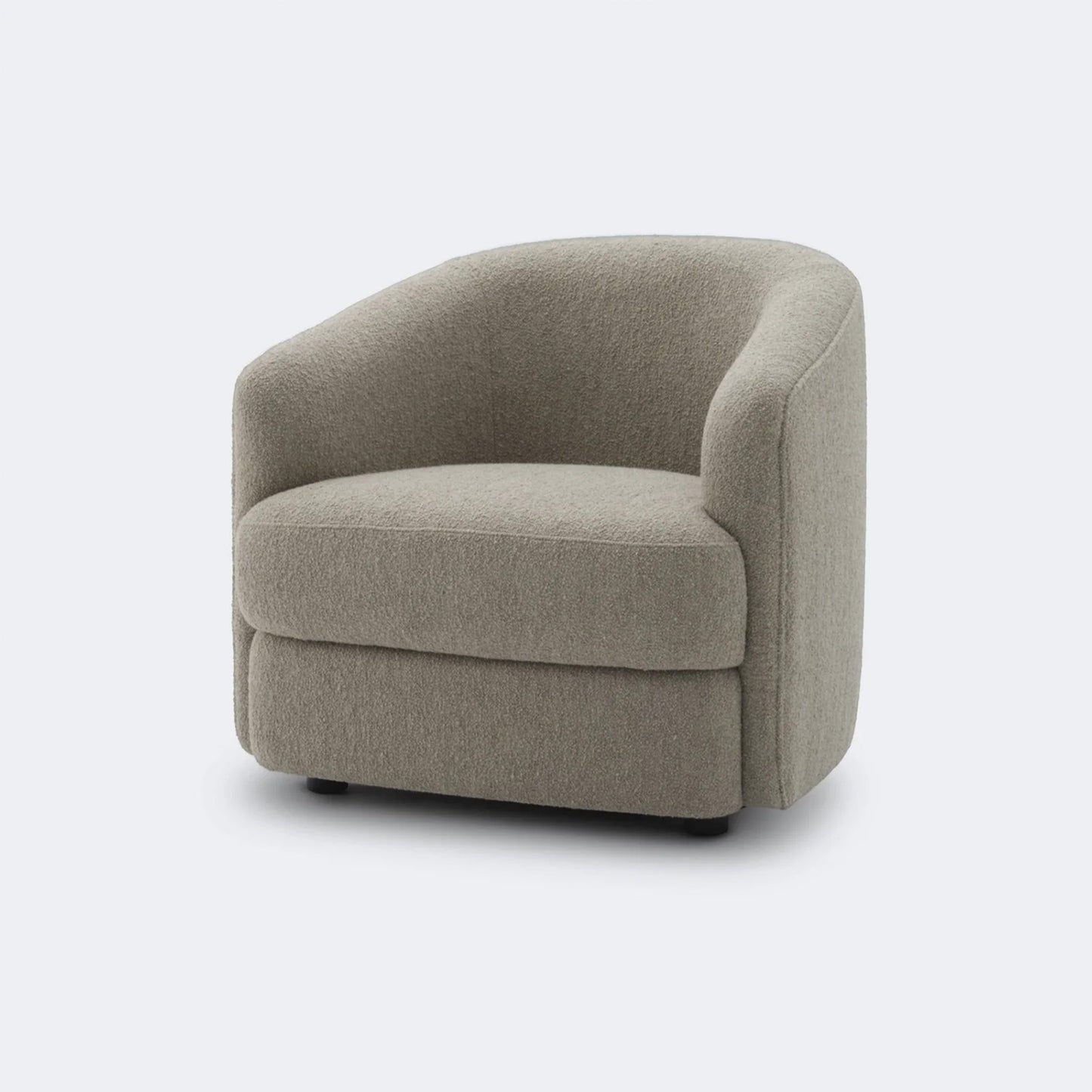 ElegantEnsemble Mouse Grey Boucle Sofa