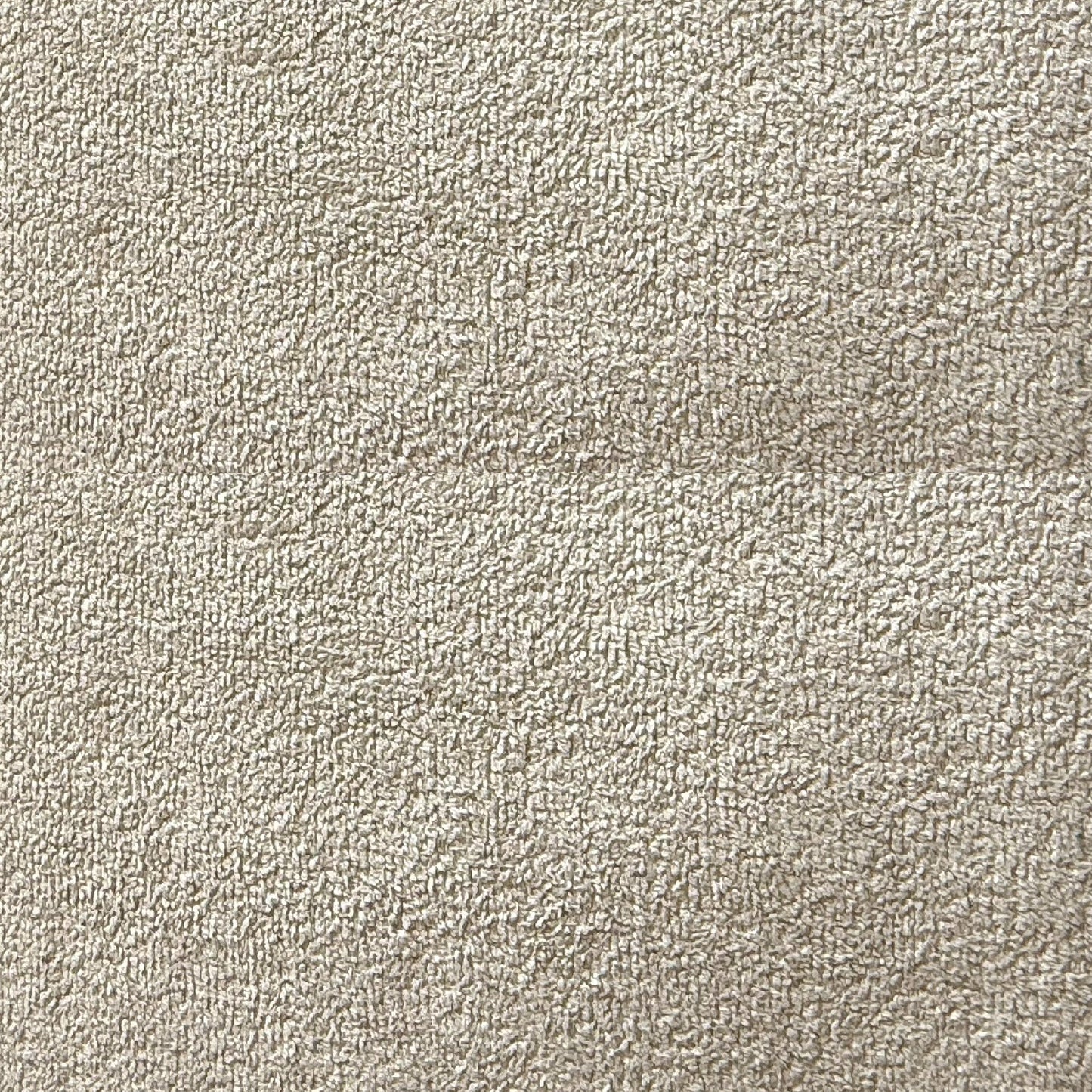 ElegantEnsemble Creme Boucle 3 Seater Sofa