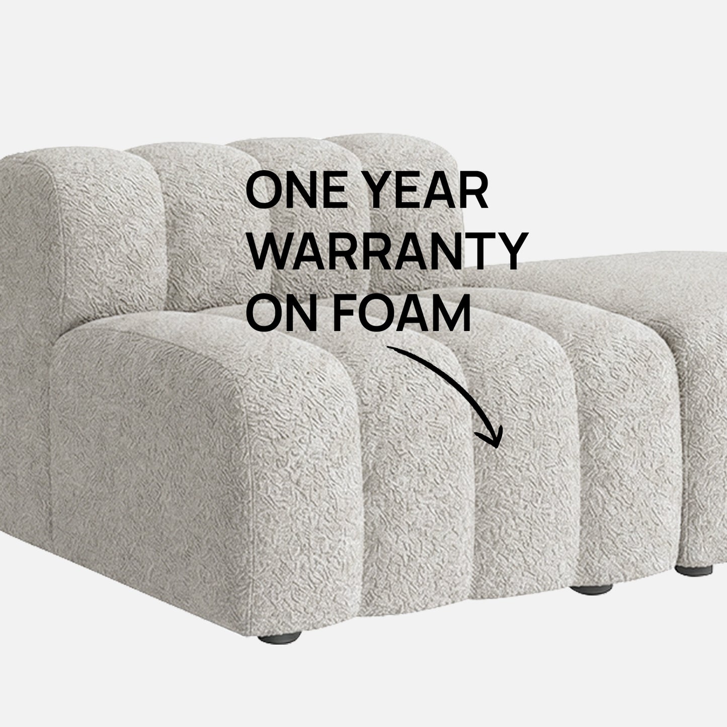 ChicComfort Beige Detachable Sofa Set