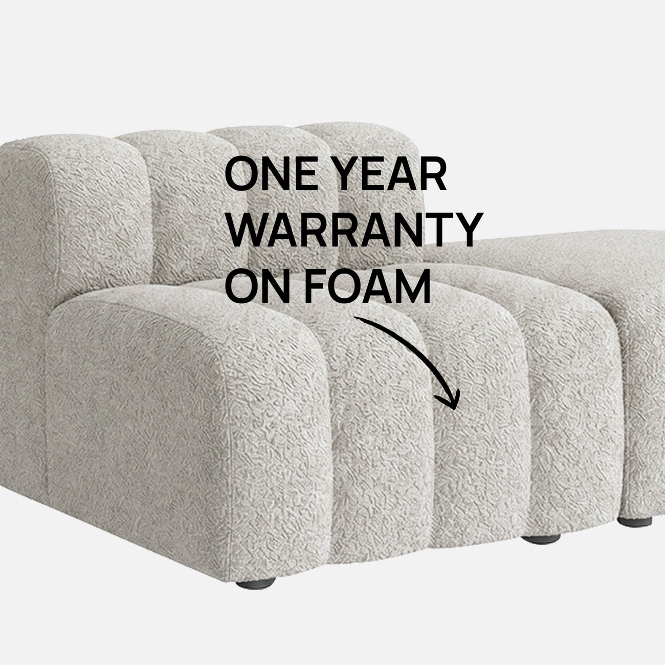 ChicComfort Beige Detachable Sofa Set