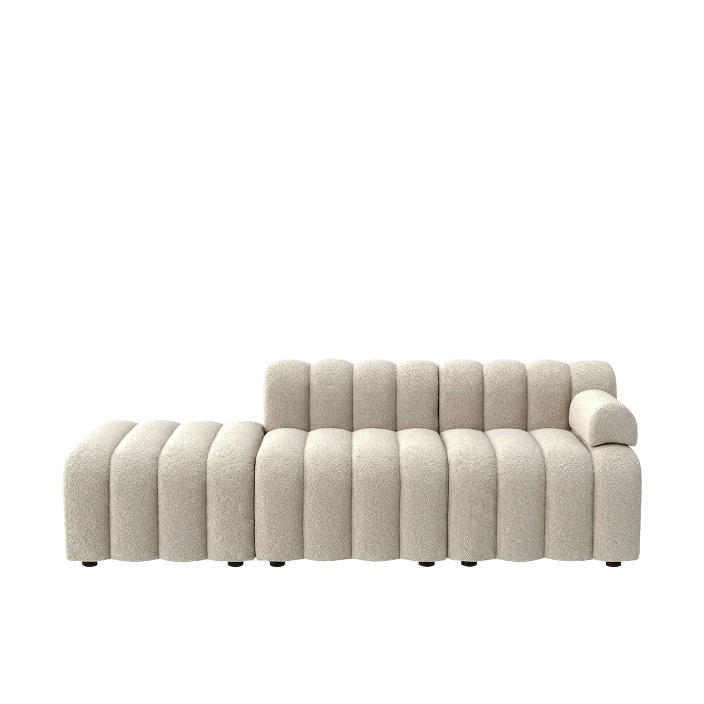 ChicComfort Beige 3 Seater Detachable Sofa Set