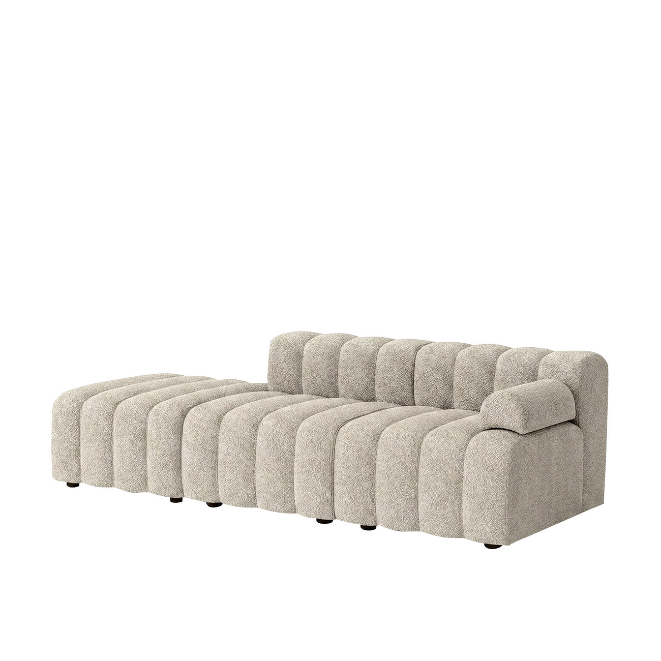 ChicComfort Beige 3 Seater Detachable Sofa Set