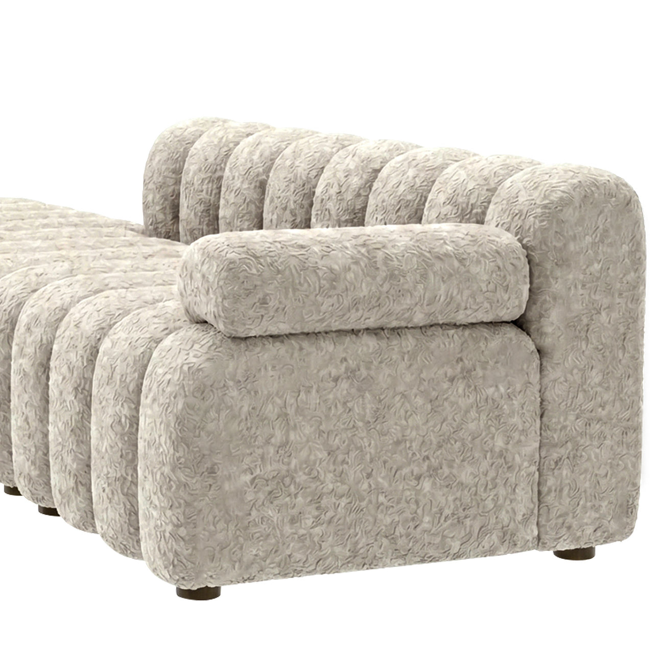 ChicComfort Beige 3 Seater Detachable Sofa Set