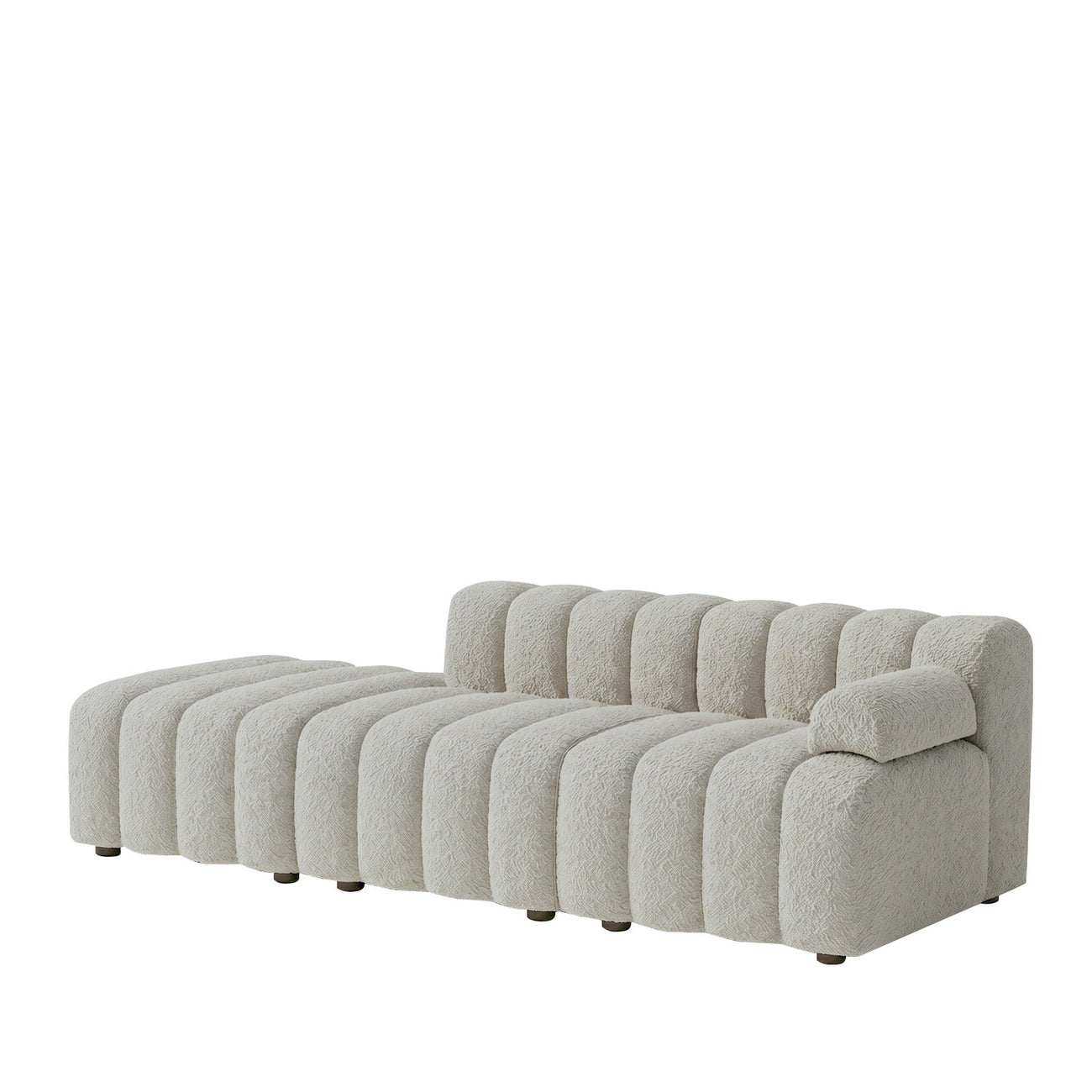 ChicComfort Creme 3 Seater Detachable Sofa Set