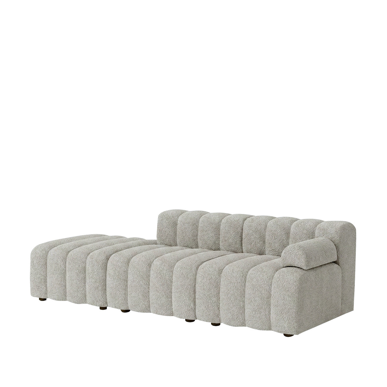 ChicComfort Creme 3 Seater Detachable Sofa Set