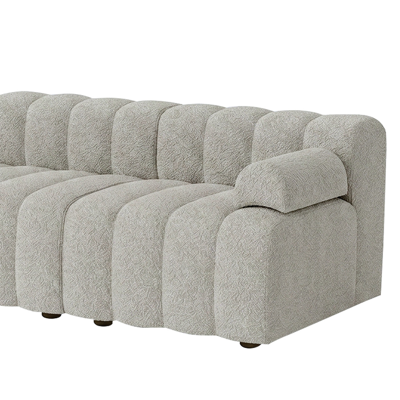 ChicComfort Creme 3 Seater Detachable Sofa Set