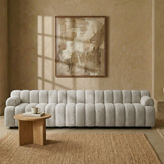 ChicComfort Beige 4 Seater Sofa Set