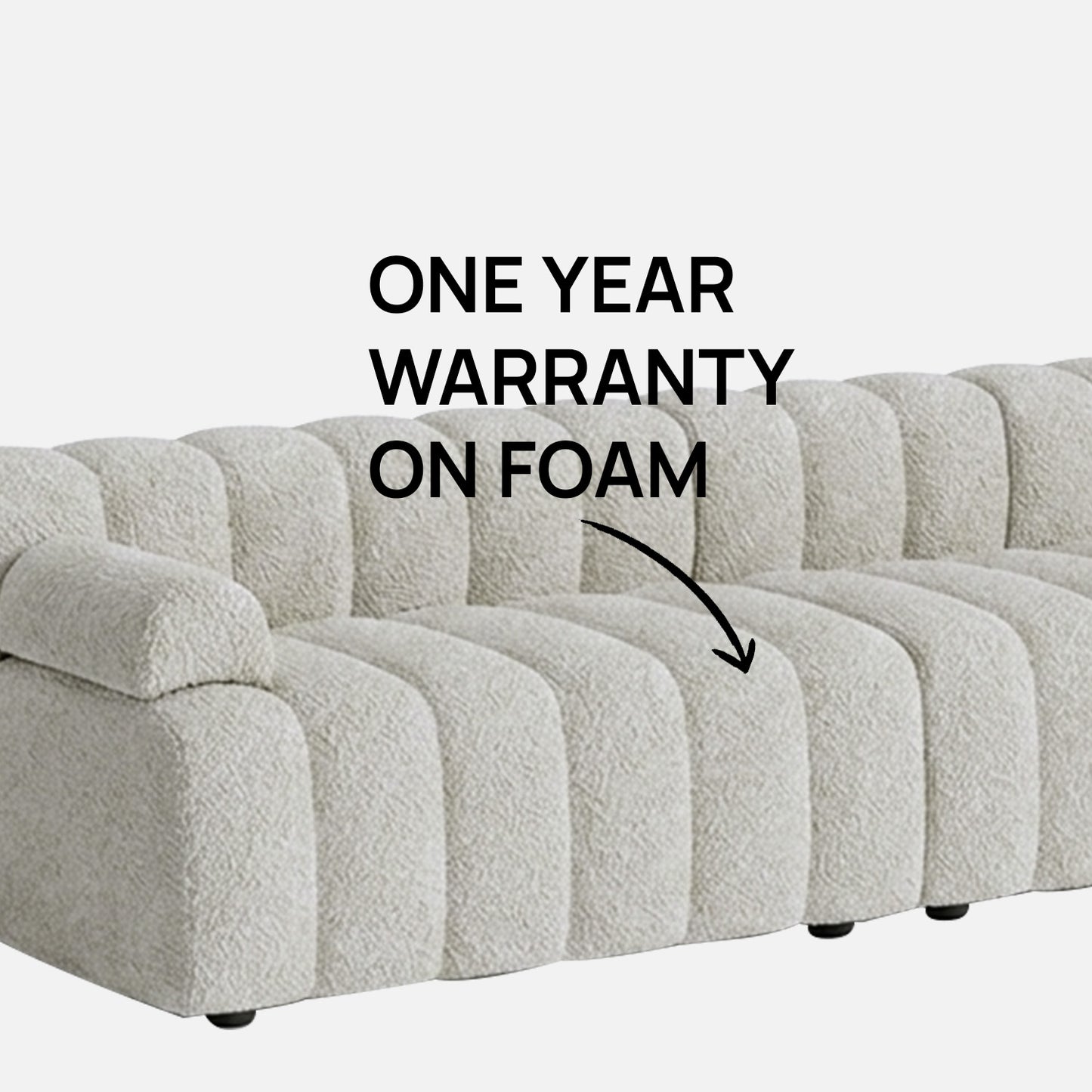 ChicComfort Beige 4 Seater Sofa Set