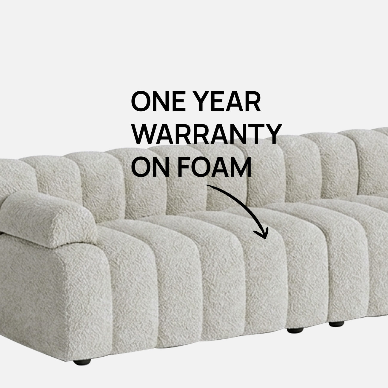 ChicComfort Beige 4 Seater Sofa Set