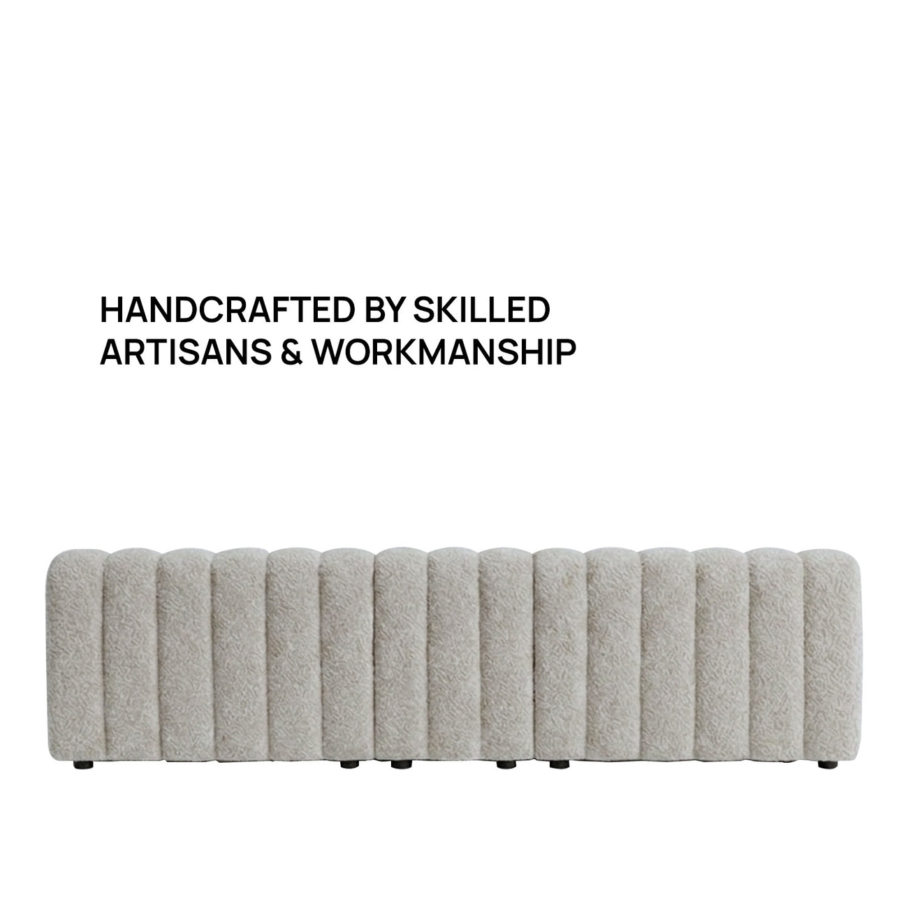 ChicComfort Creme 4 Seater Sofa Set