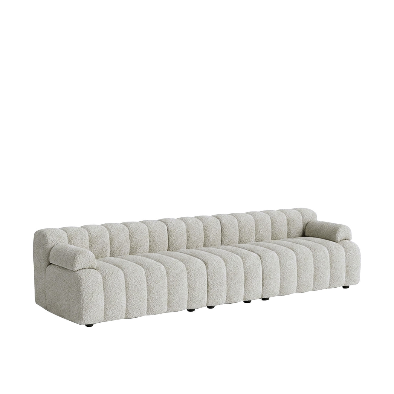 ChicComfort Creme 4 Seater Sofa Set