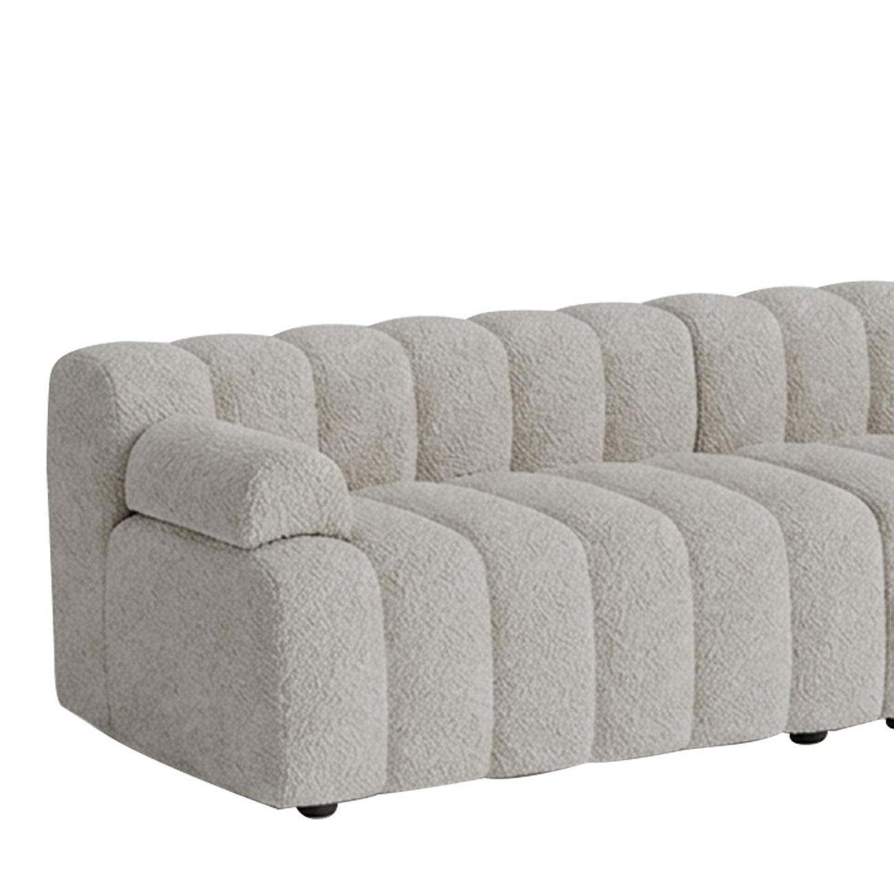 ChicComfort Creme 4 Seater Sofa Set