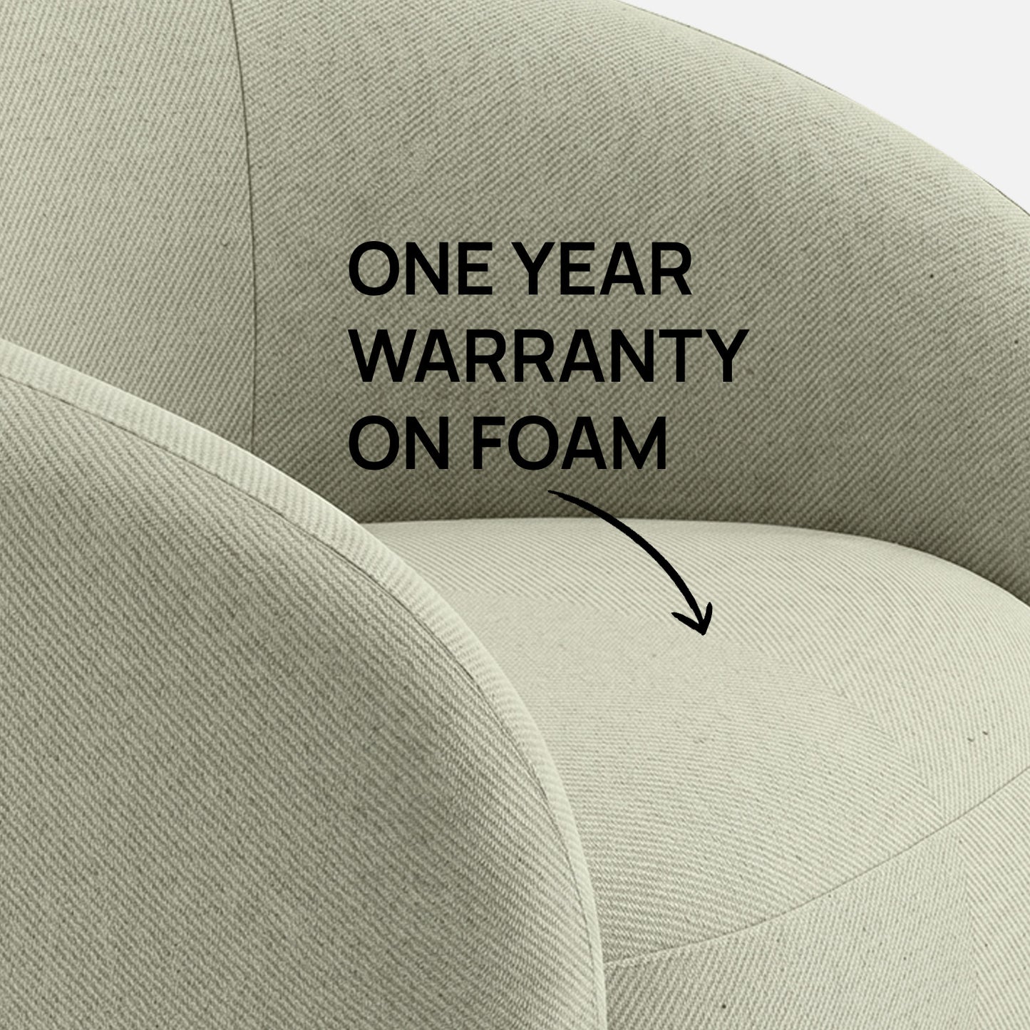 ElegantEnsemble Single Seater Sofa Beige