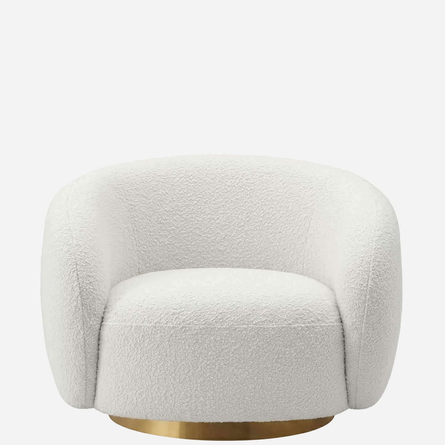 ElegantEnsemble Single Seater Sofa Creme
