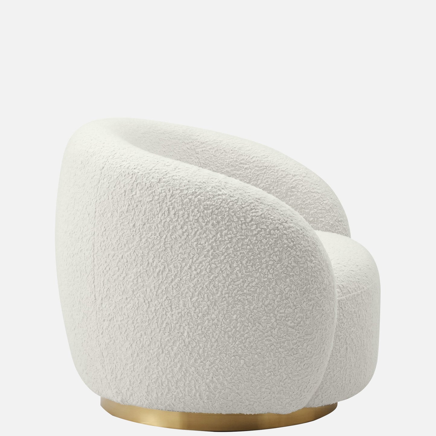 ElegantEnsemble Single Seater Sofa Creme