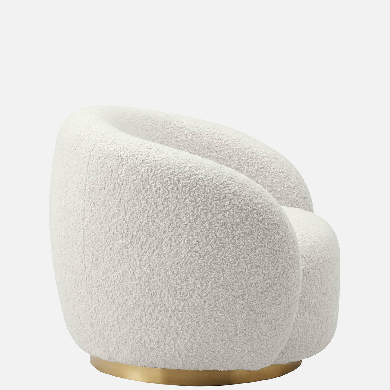ElegantEnsemble Single Seater Sofa Creme