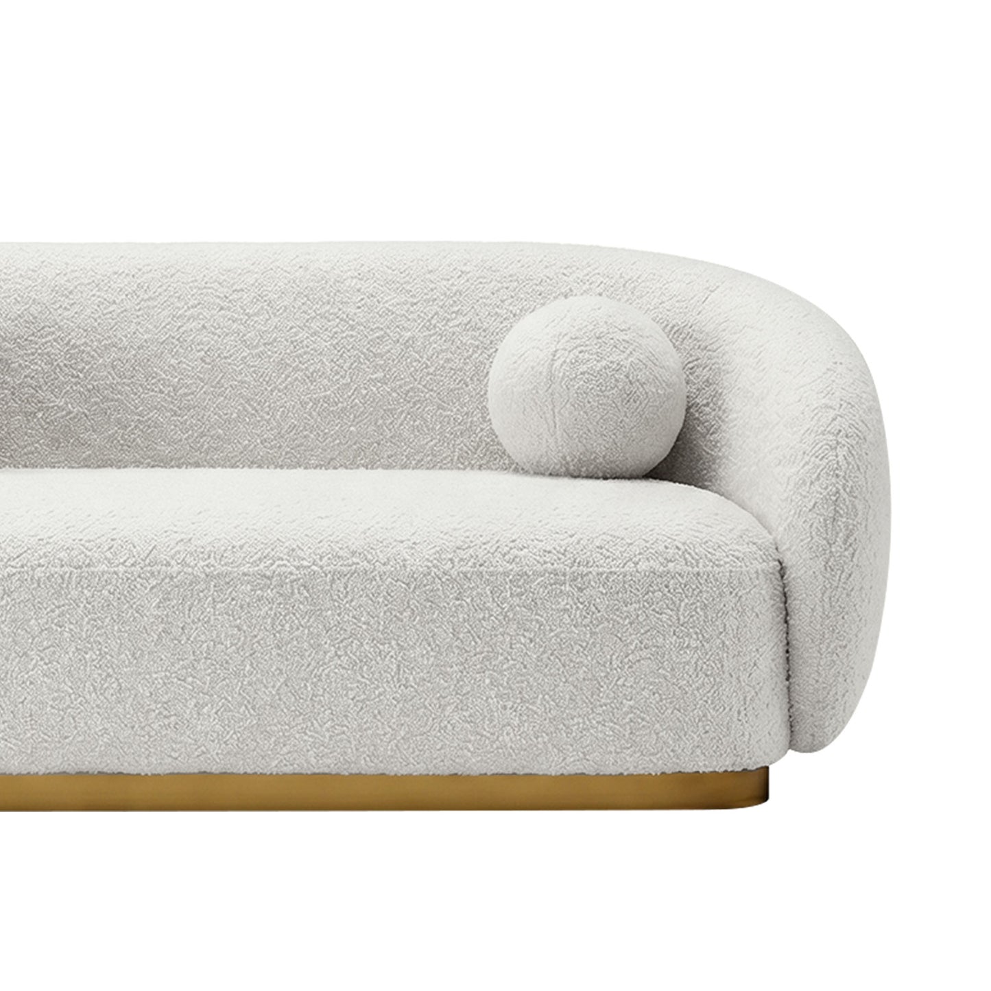 ElegantEnsemble 3 Seater Sofa Creme