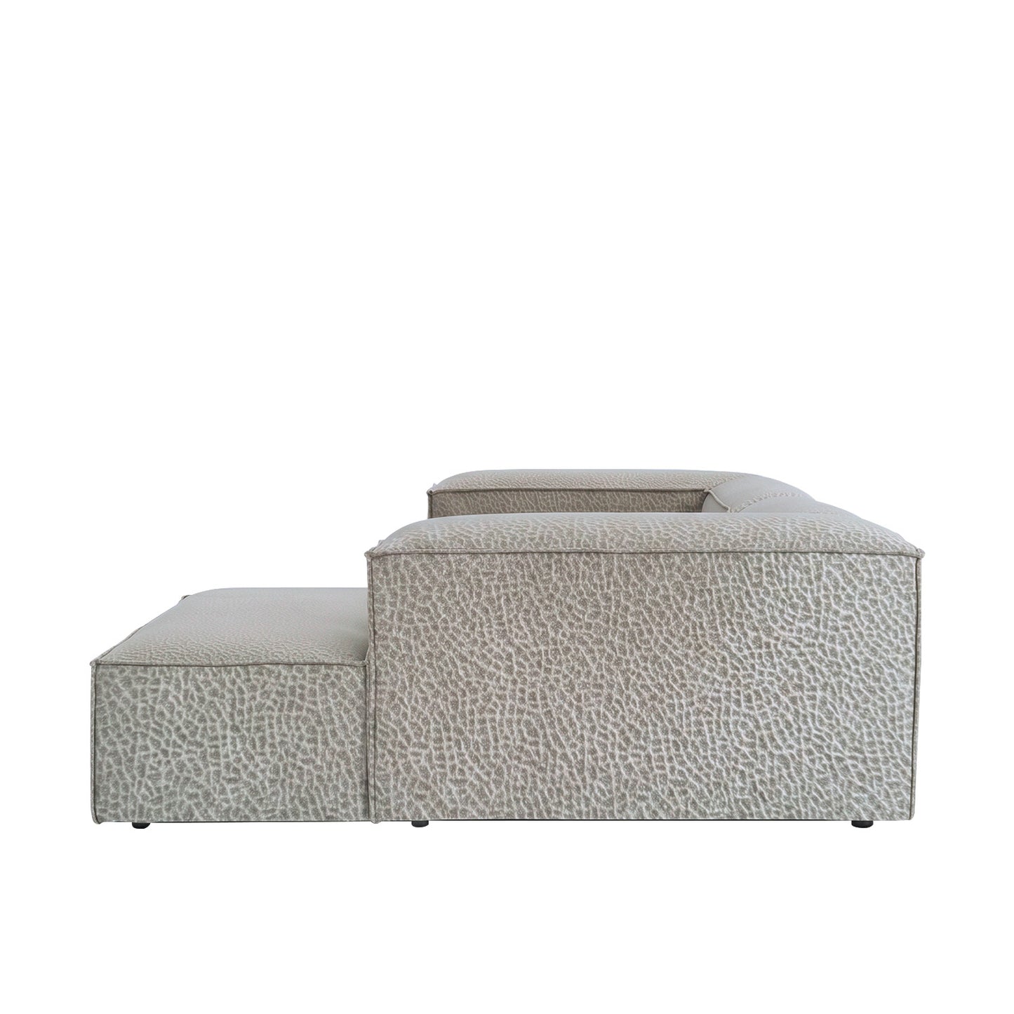 Elegant Edge 2 Seater Versatile, Comfortable Light Grey L Shaped Sofa