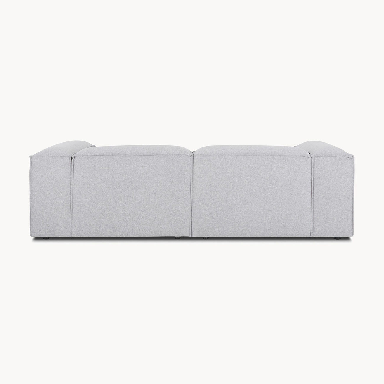 ElegantEdge 2 Seater Versatile, Comfortable Grey L Shaped Sofa