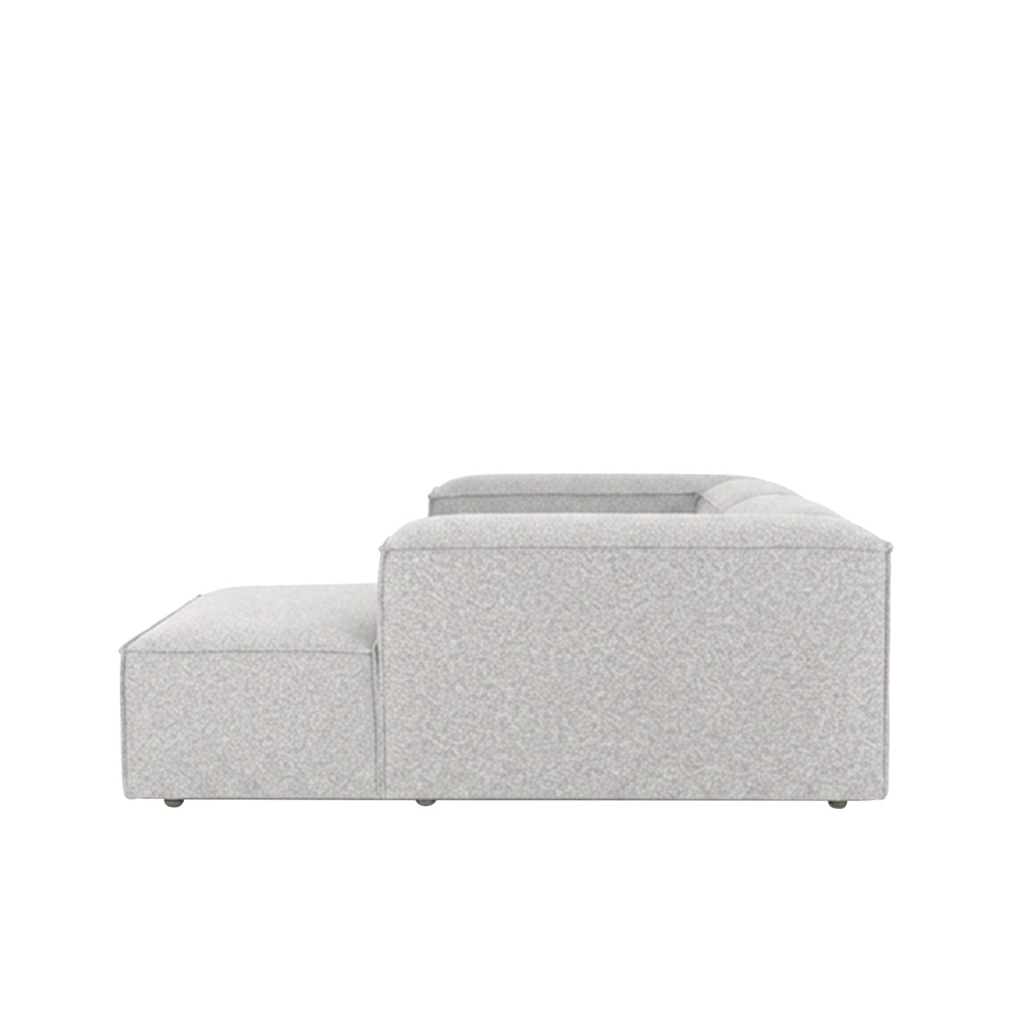 ElegantEdge 2 Seater Versatile, Comfortable Light Grey L Shaped Sofa