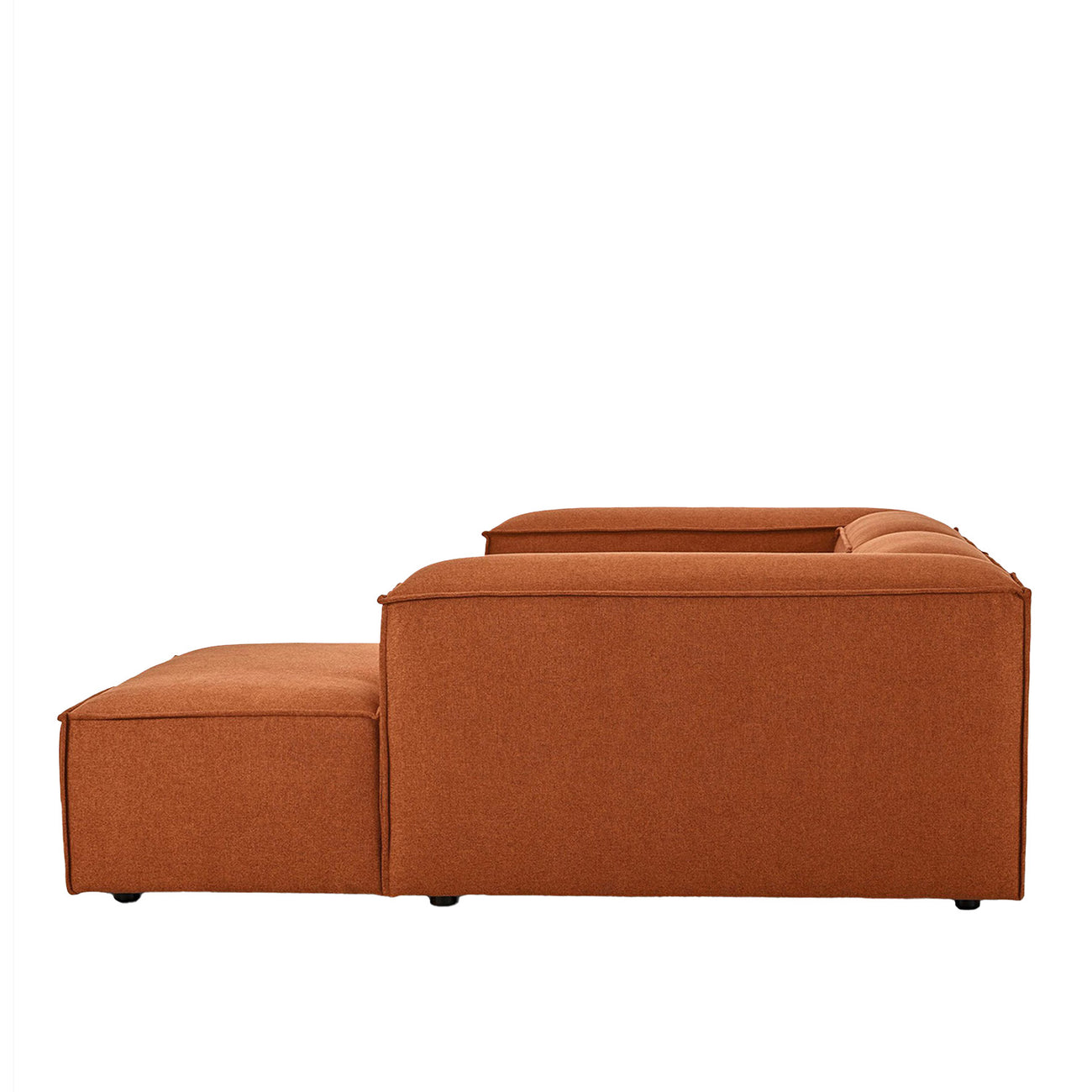 ElegantEdge 2 Seater Comfortable Tan L Shaped Sofa