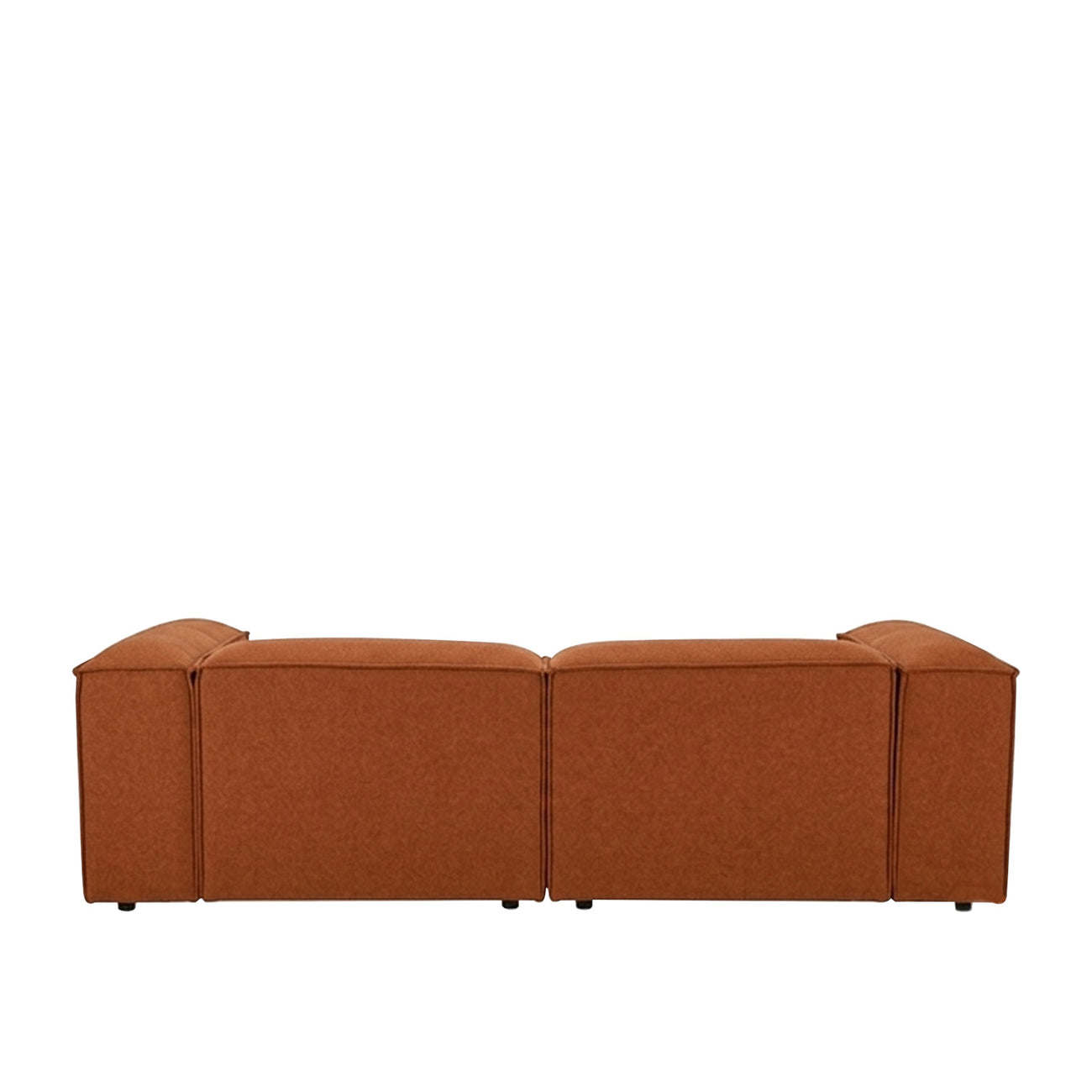 ElegantEdge 2 Seater Comfortable Tan L Shaped Sofa
