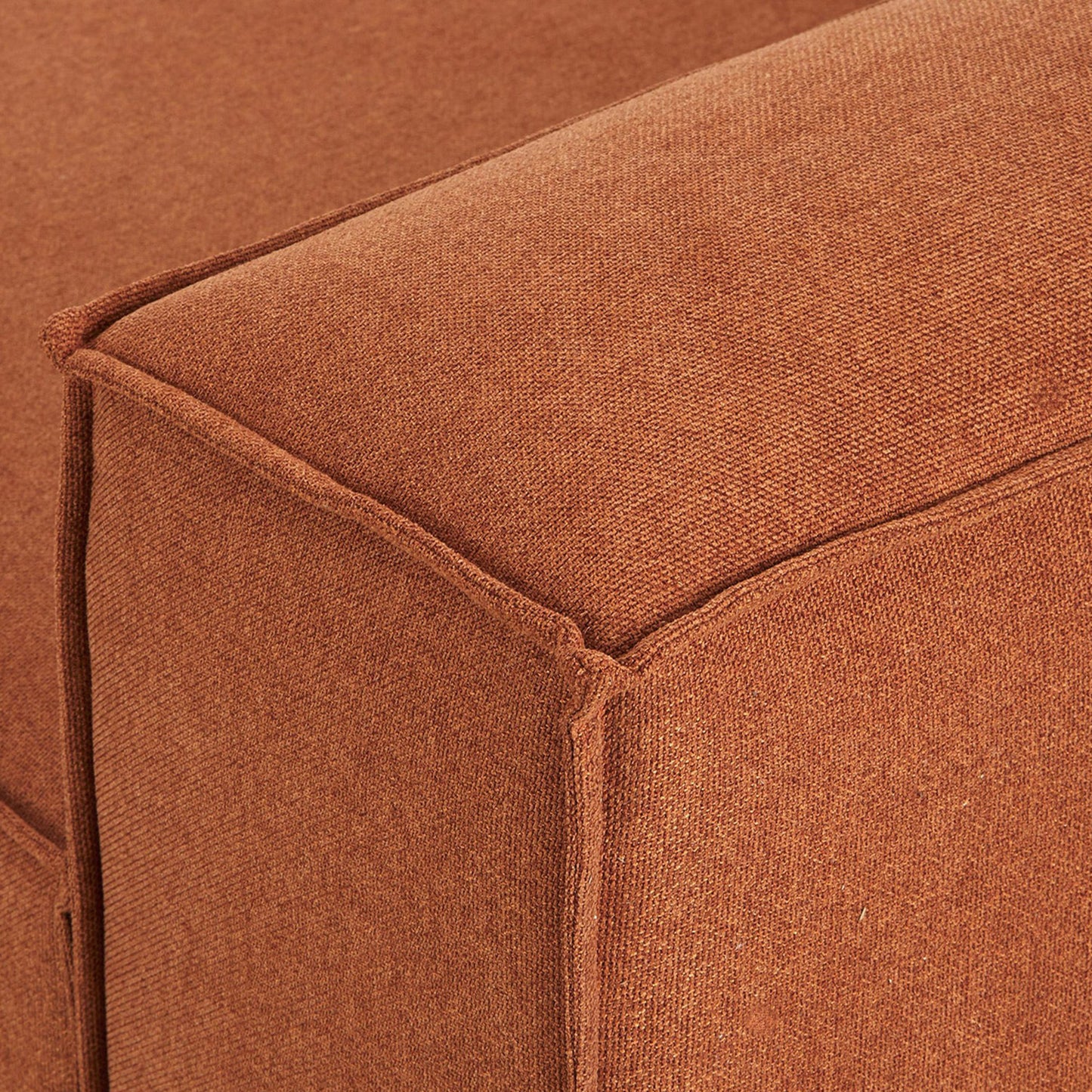 ElegantEdge 2 Seater Comfortable Tan L Shaped Sofa