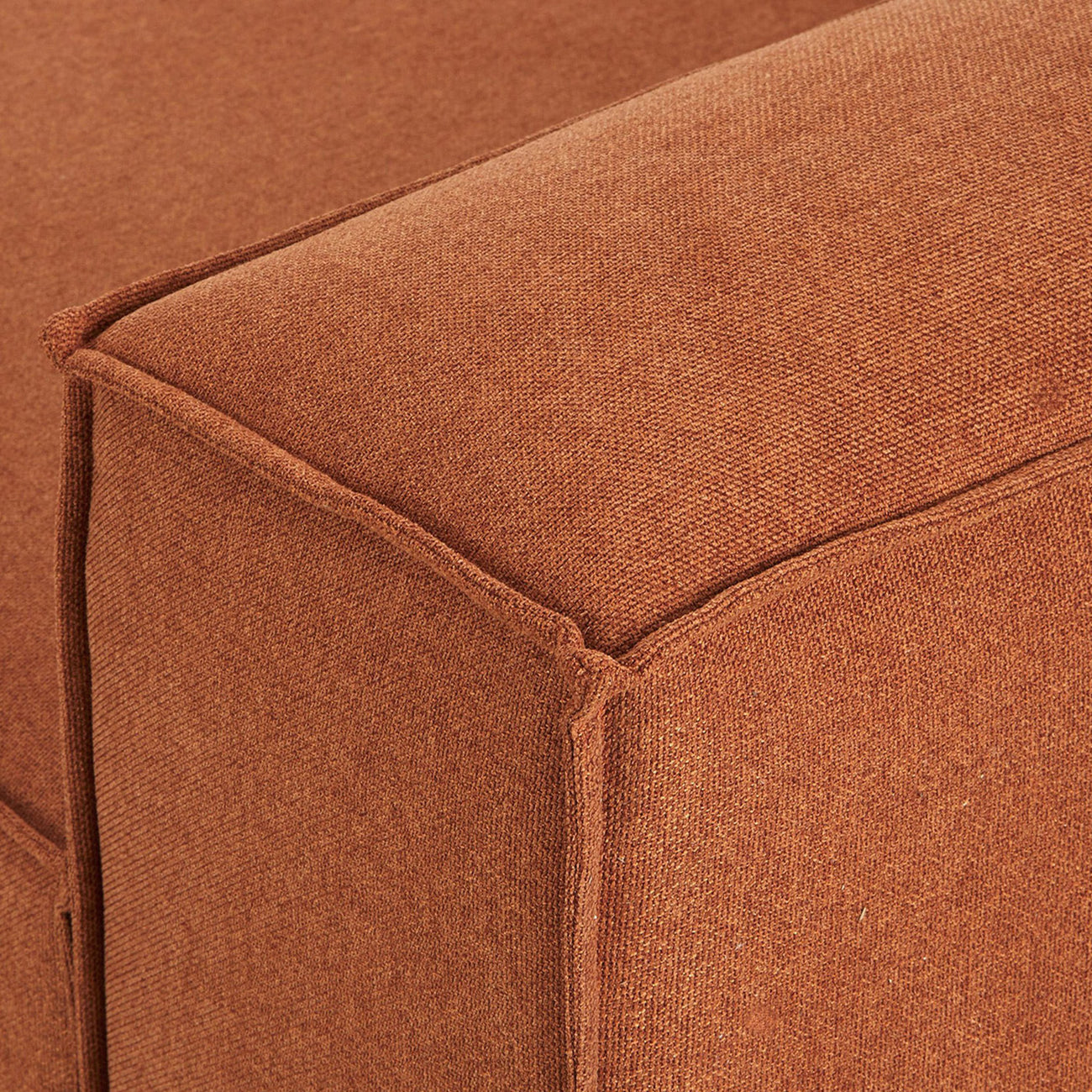 ElegantEdge 2 Seater Comfortable Tan L Shaped Sofa
