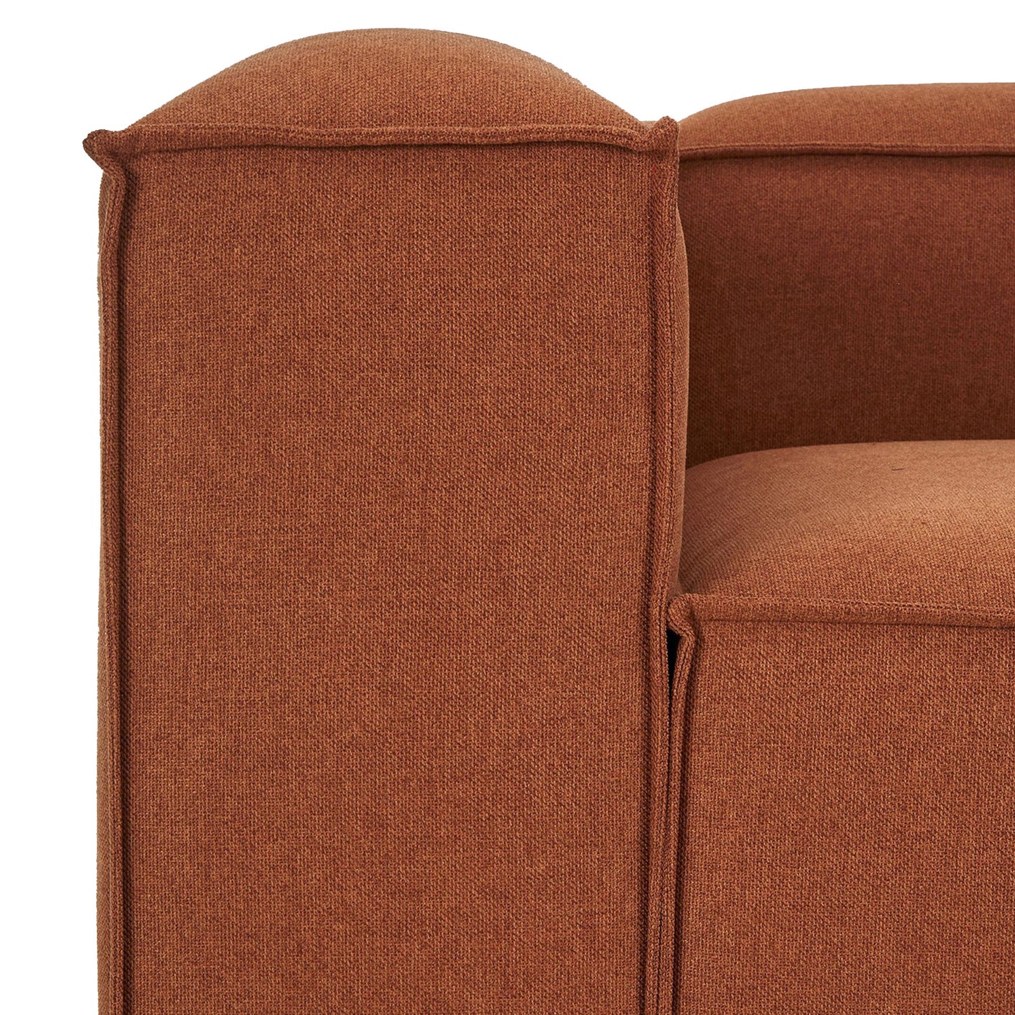ElegantEdge 2 Seater Comfortable Tan L Shaped Sofa