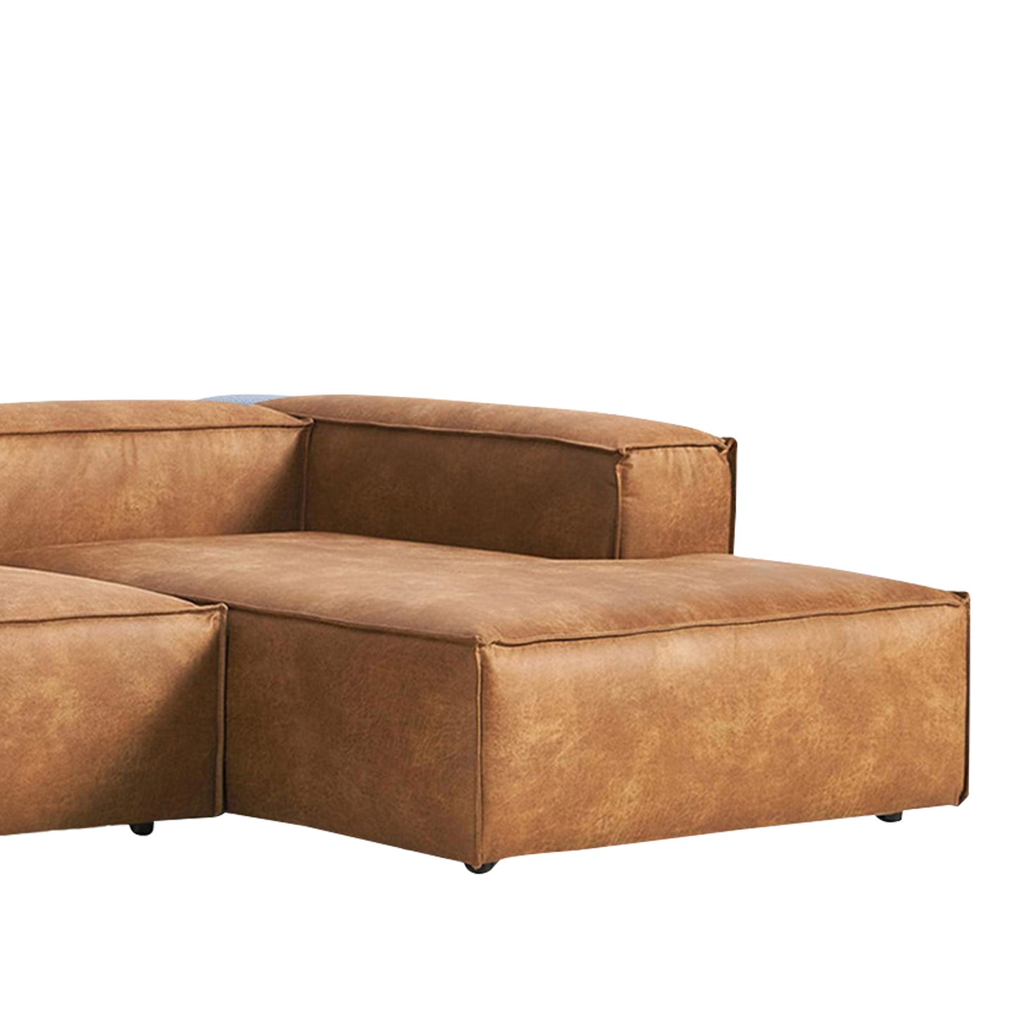 ElegantEdge 2 Seater Comfortable Faux Leather L Shaped Sofa