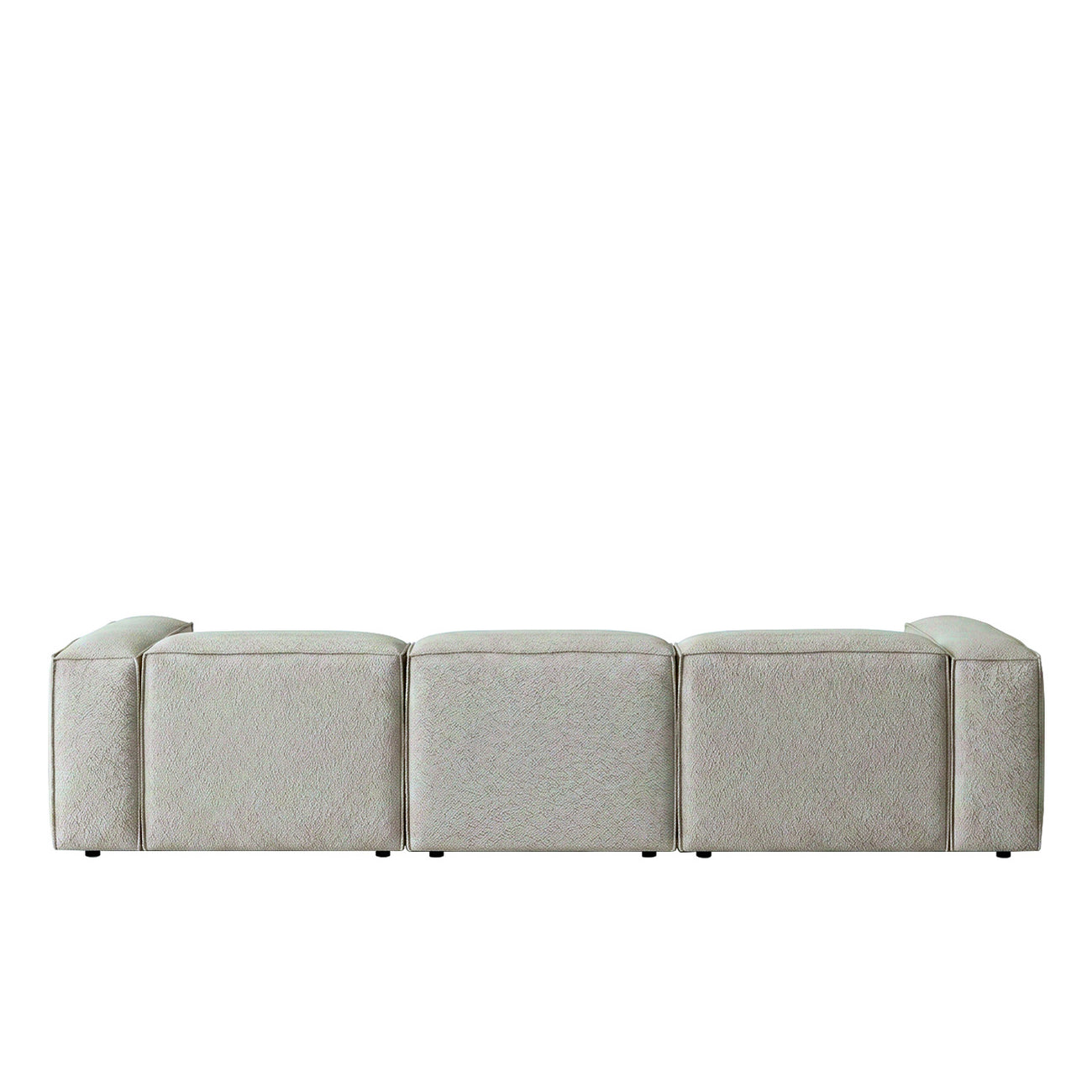 ElegantEdge 3 Seater Dark Grey L Shaped Sofa