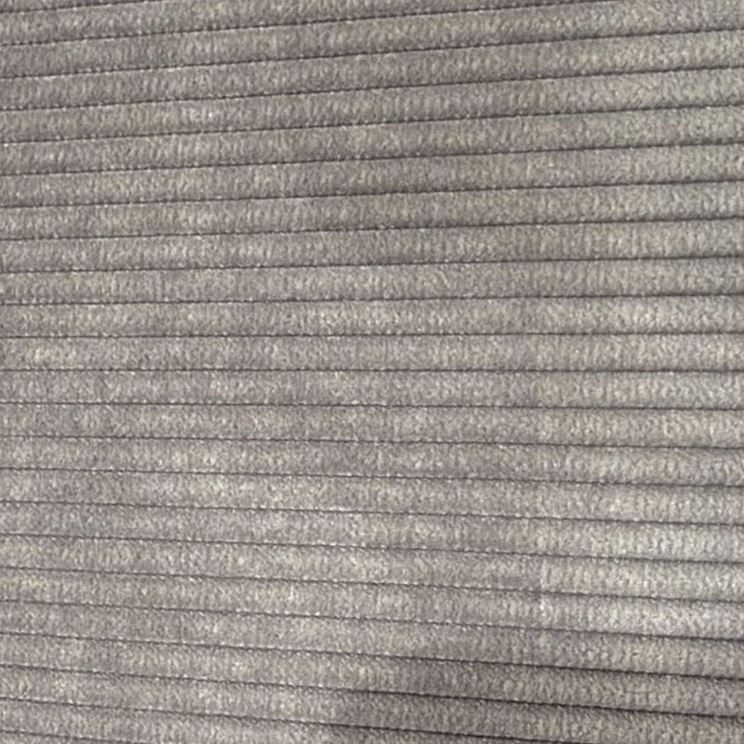 ElegantEdge 3 Seater Corduroy Grey L Shaped Sofa