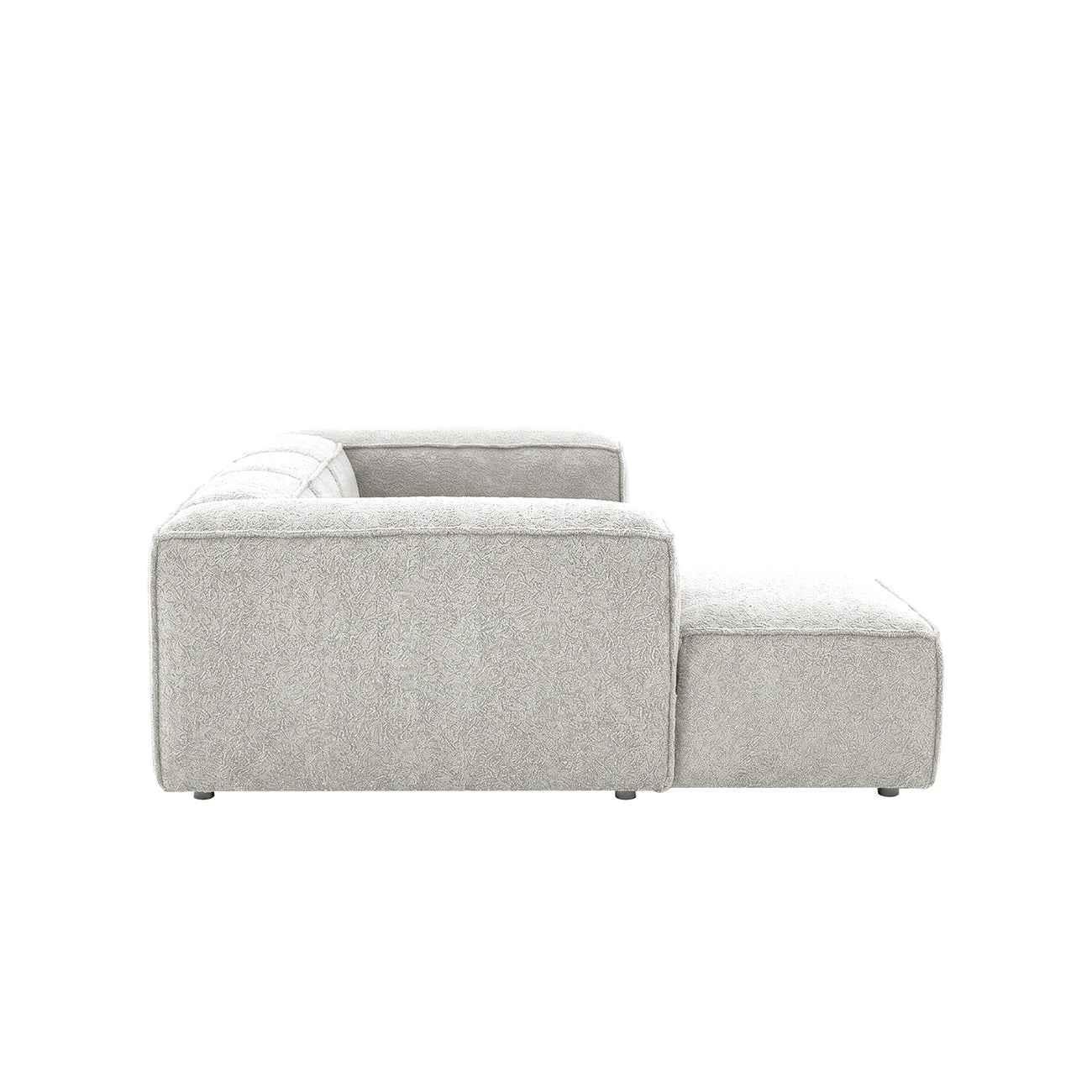 ElegantEdge 3 Seater Mouse Grey L Shaped Sofa