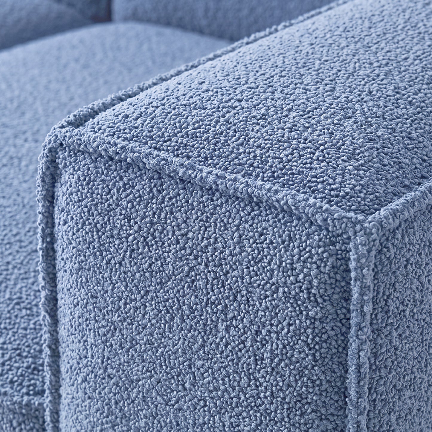 ElegantEdge 3 Seater Navy Blue L Shaped Sofa