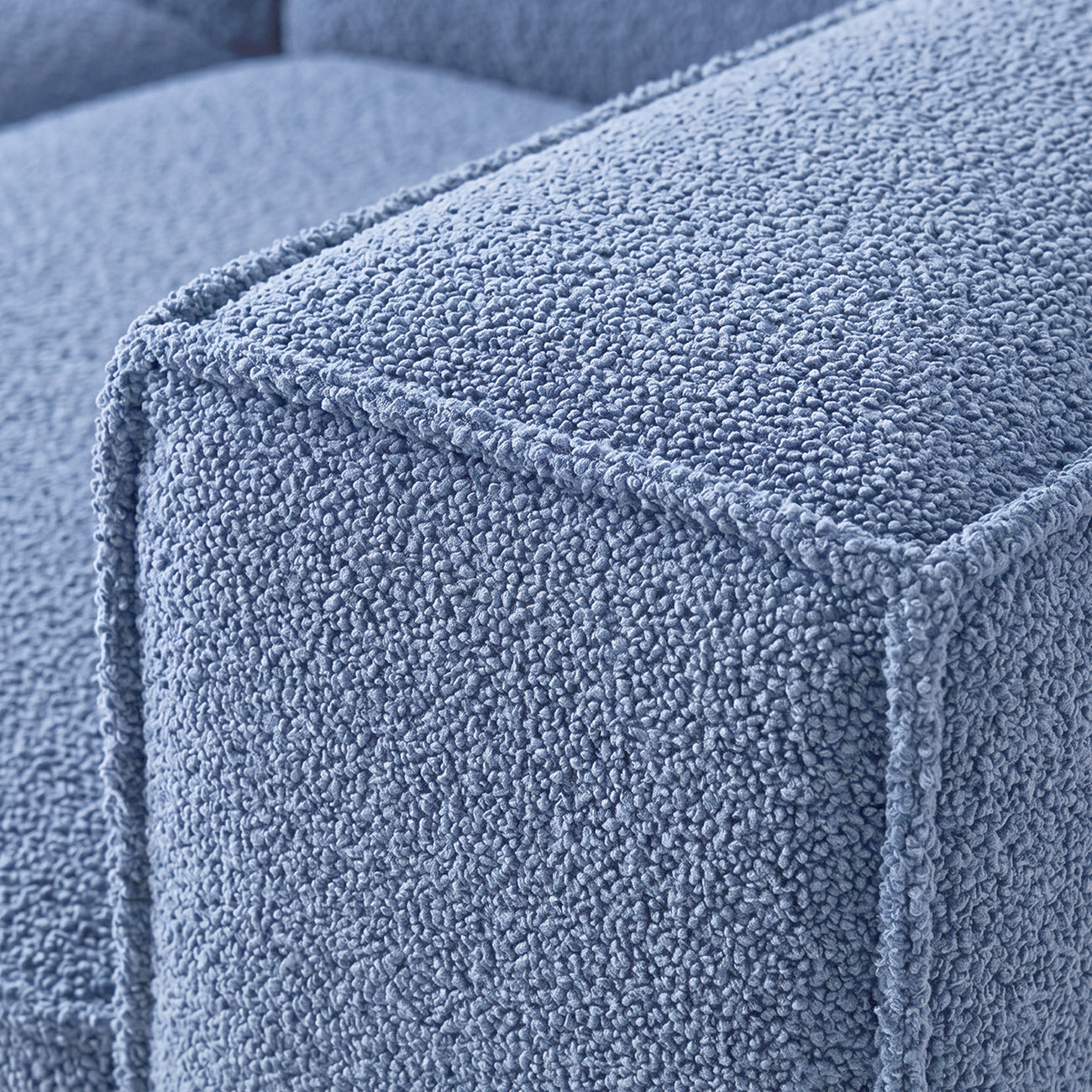ElegantEdge 3 Seater Navy Blue L Shaped Sofa
