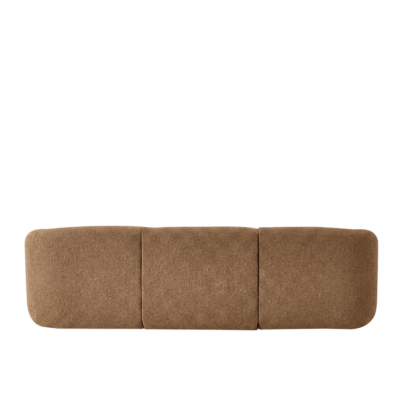 ZenLiving 3 Seater Beige Boucle L Shaped Sofa