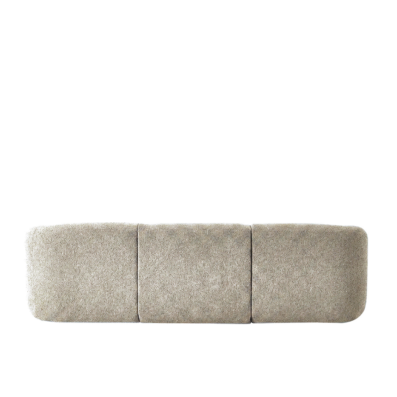 ZenLiving 3 Seater Grey Boucle L Shaped Sofa