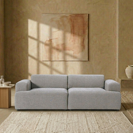 ComfortHaven 2 Seater Sofa Dark Grey