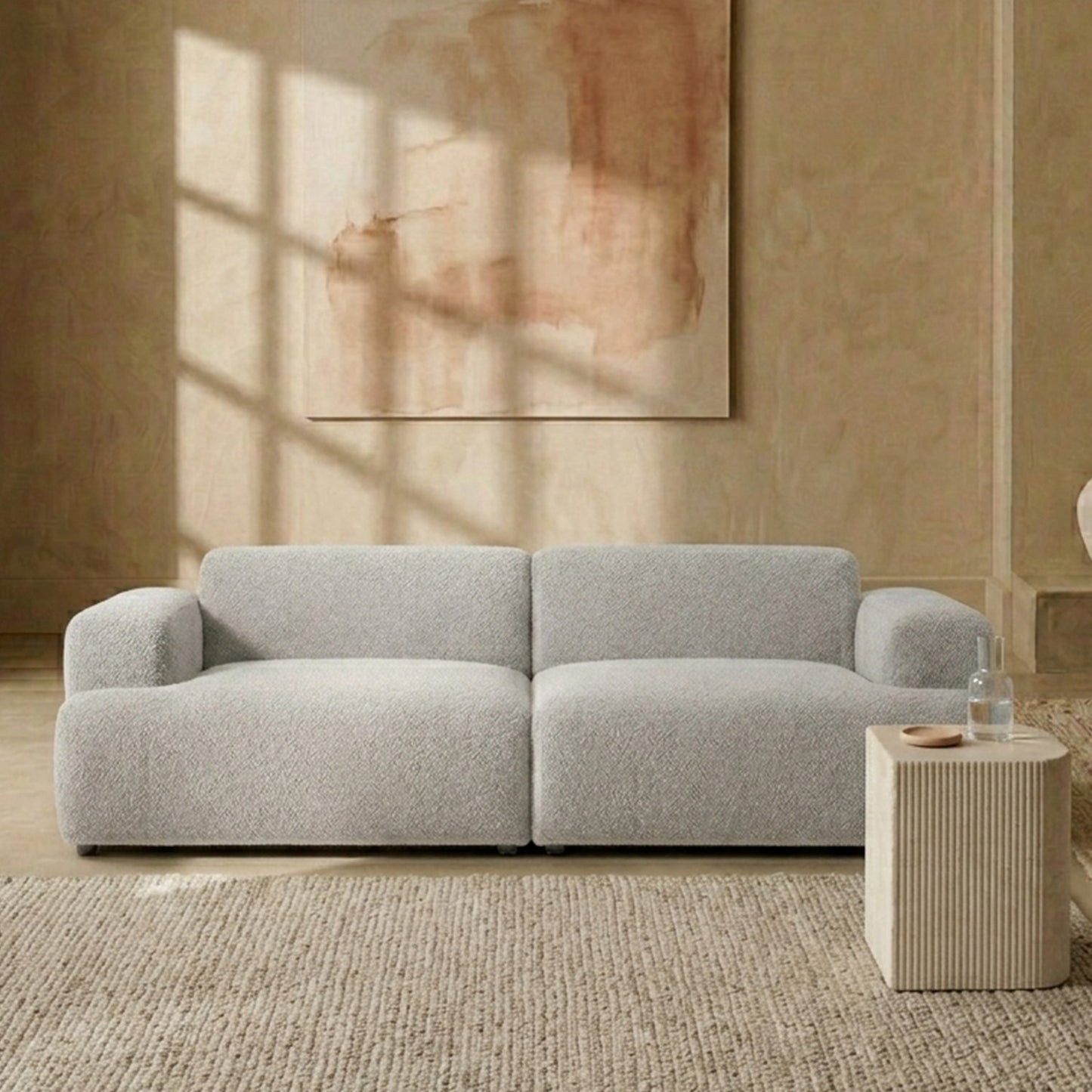 ComfortHaven 2 Seater Sofa Grey