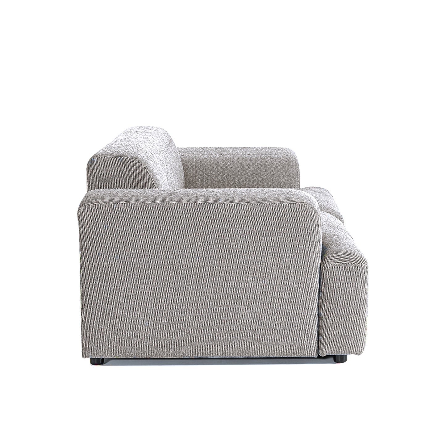 ComfortHaven Corduroy 2 Seater Sofa Pebble Grey
